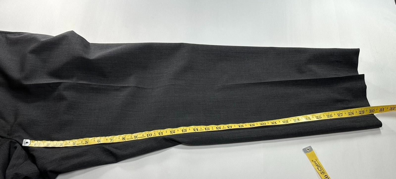 Hugo Boss Hugo Boss Flat Front Dress Pants Gray Mens 42/30 Size US 42 / EU 58 - 6 Thumbnail
