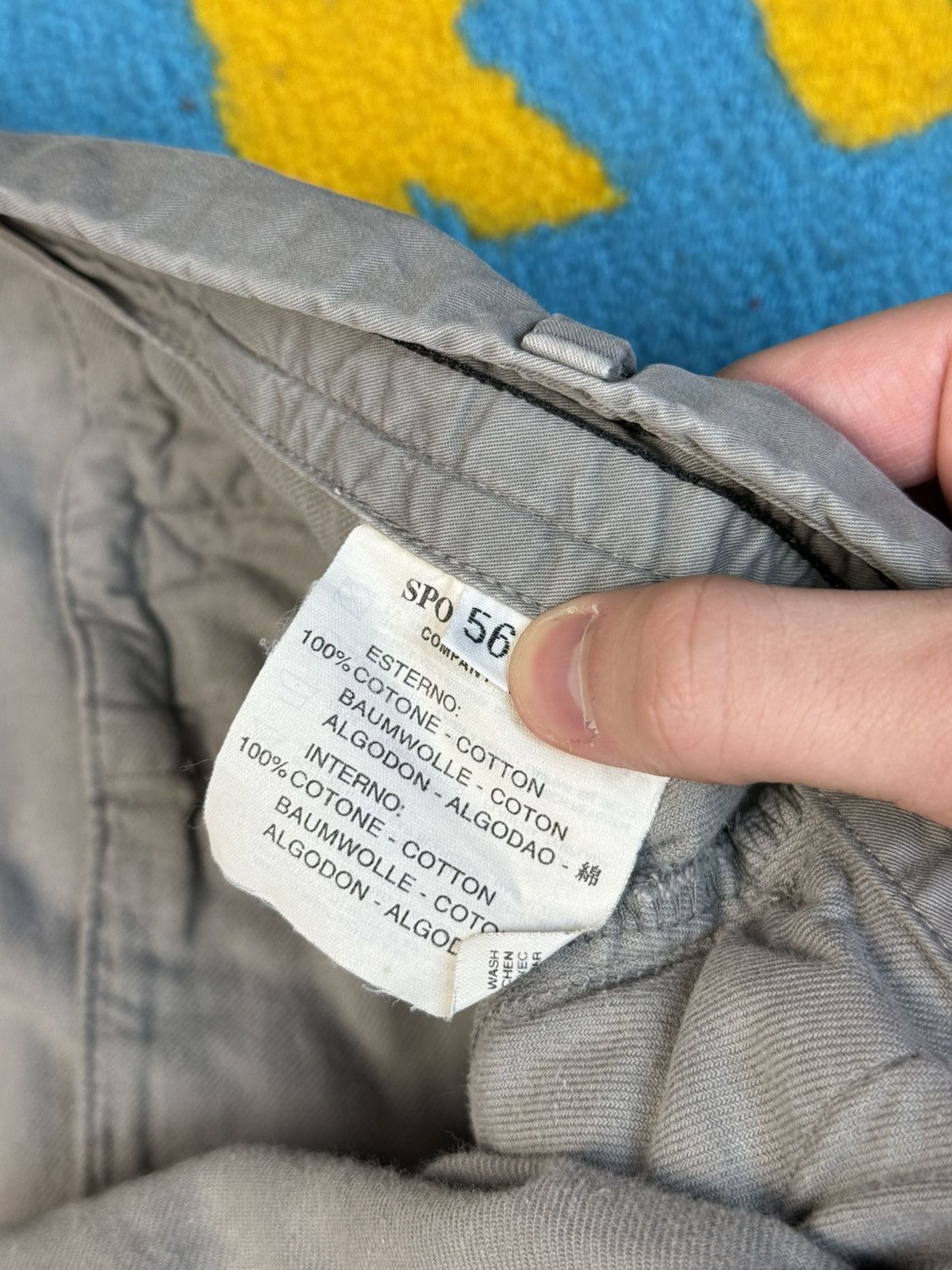 Stone Island × Vintage Vintage Stone Island Gray Chino Trousers Pant Size US 36 / EU 52 - 14 Thumbnail