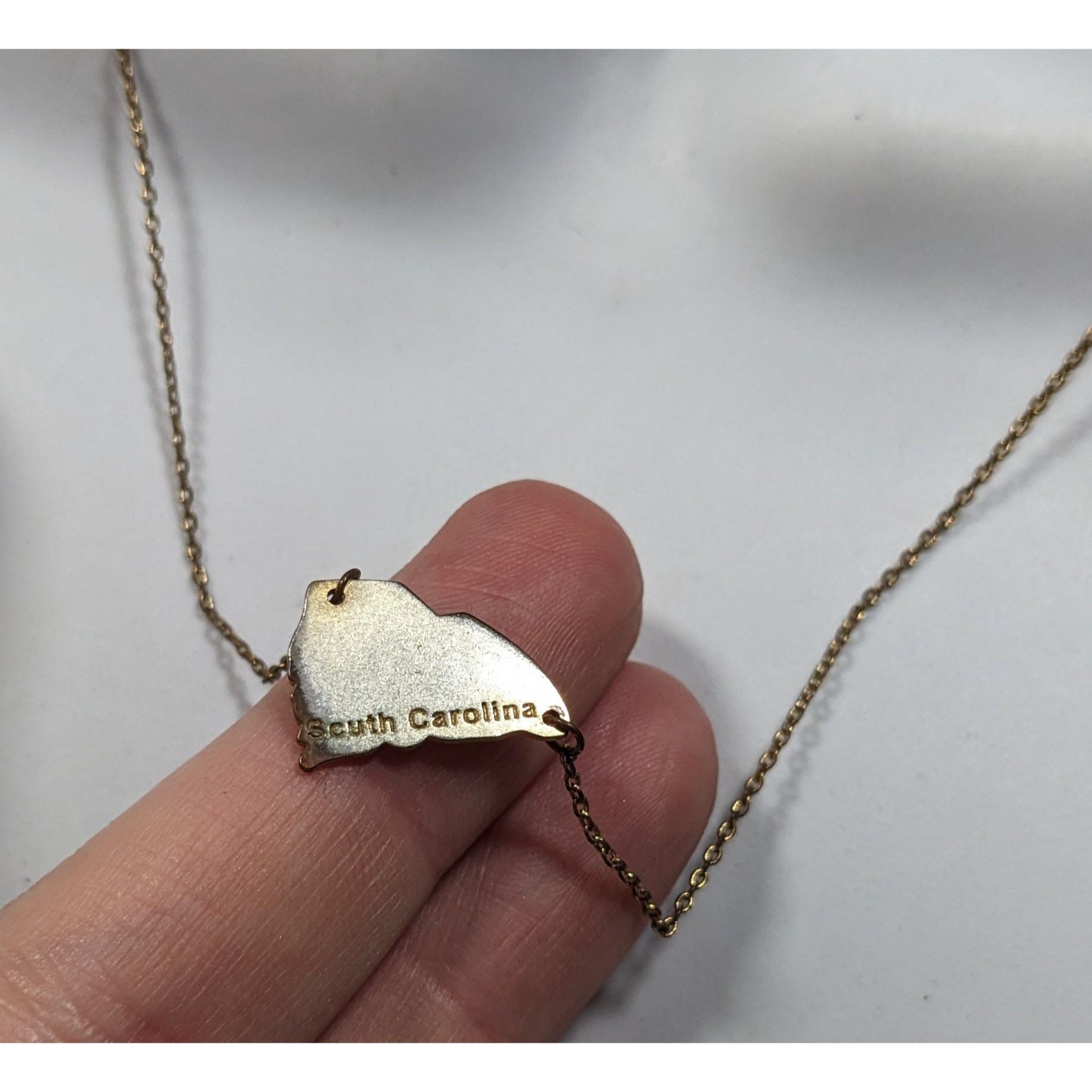 Other Souvenir South Carolina Silver And Gold Tone Pendant Necklac Size ONE SIZE - 6 Thumbnail