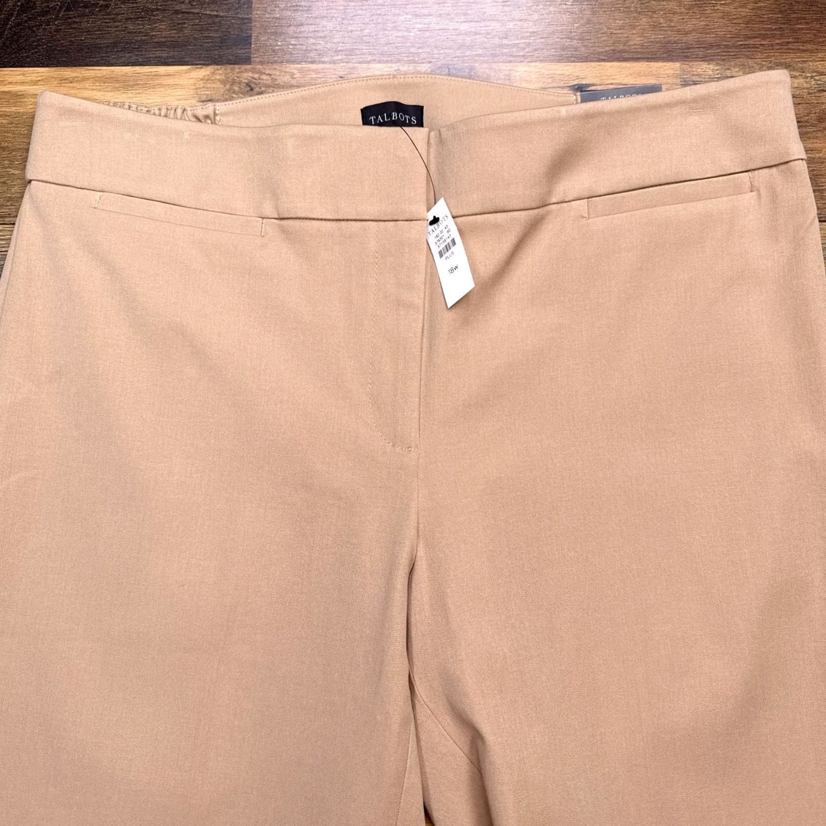 Talbots Talbots Chatham Slim Ankle Pants Womens 18W High Rise Stretch Knit Size 40" / US 18 - 2 Thumbnail