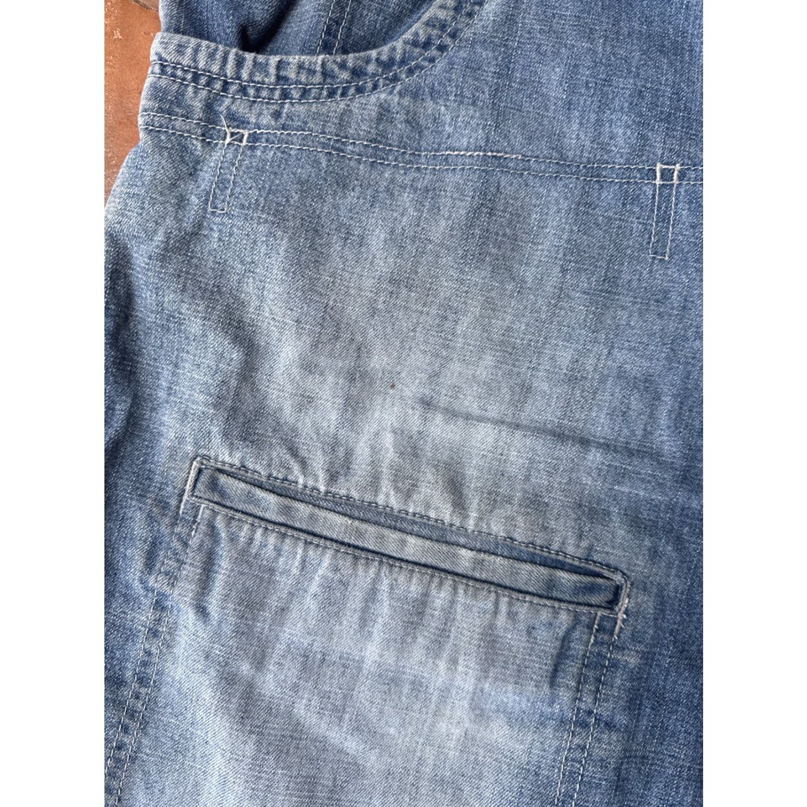 Joe Boxer VINTAGE Joe Boxer Baggy Jeans Shorts Jorts 8 Ball 36 Blue Men Vintage Style USA 90s Skater Size US 36 / EU 52 - 5 Thumbnail