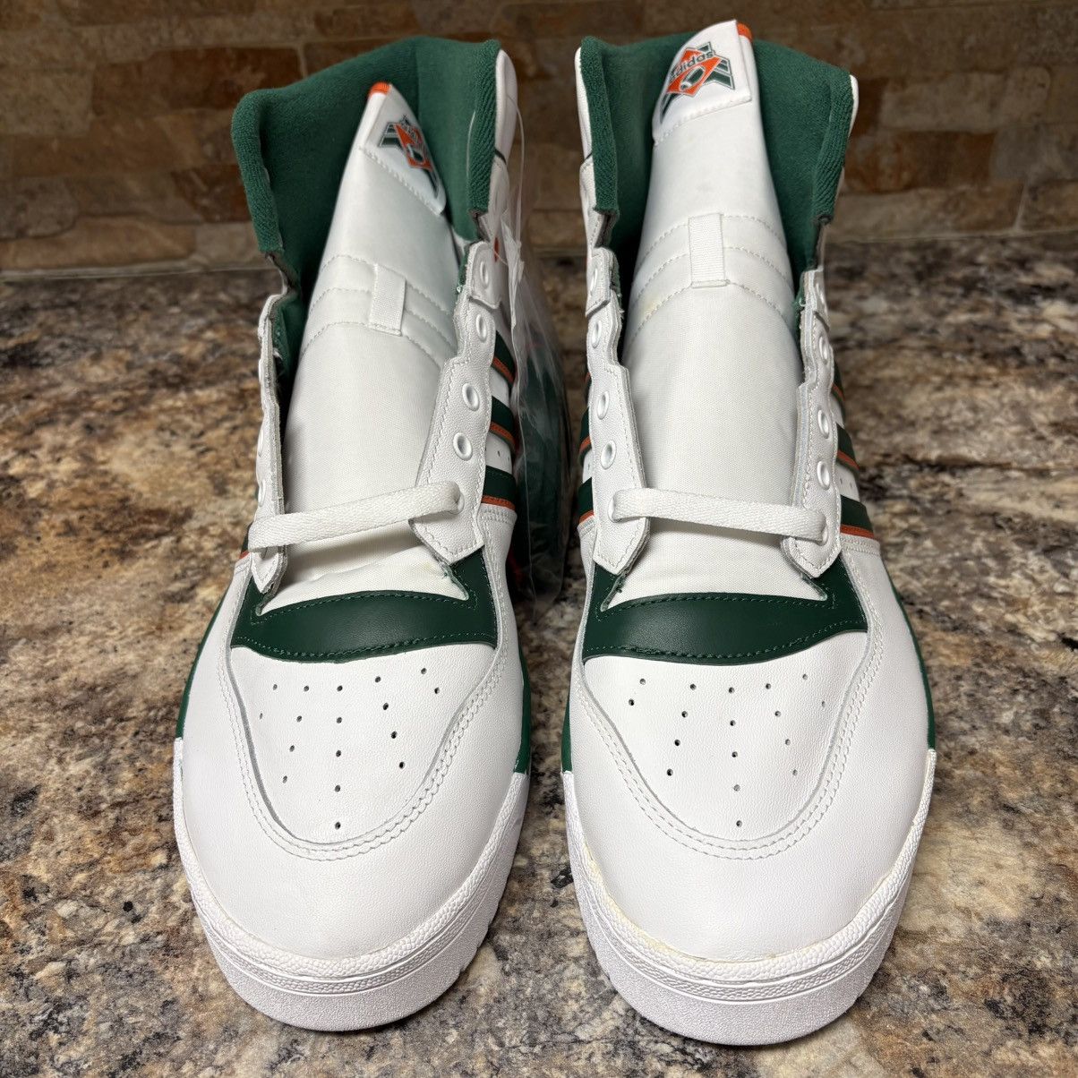 Adidas Adidas Rivalry Hi University of Miami Hurricanes PE Sz 14 Size US 14 / EU 47 - 3 Thumbnail