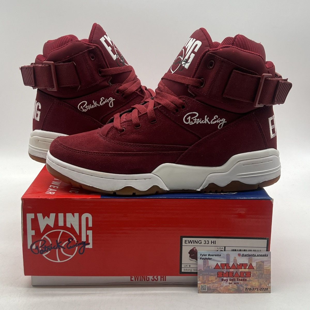 Ewing Athletics Hi biking red Size US 10 / EU 43 - 1 Thumbnail
