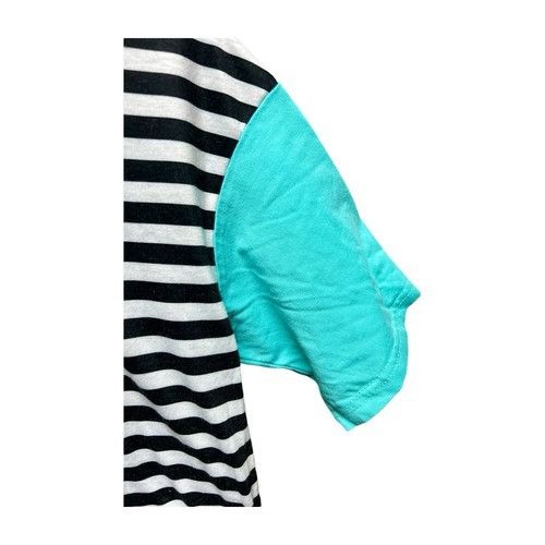 Other ROMWE Women Crewneck Striped Short Sleeve T-Shirt Top Blouse Size US XS / EU 42 / 0 - 4 Thumbnail