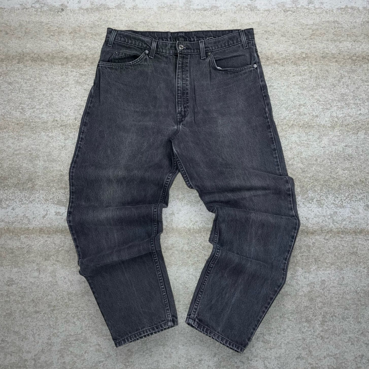 Levi's Vintage 90s Orange Tab Levis Jeans 38x30 Relaxed Black Wash Size US 38 / EU 54 - 2 Thumbnail