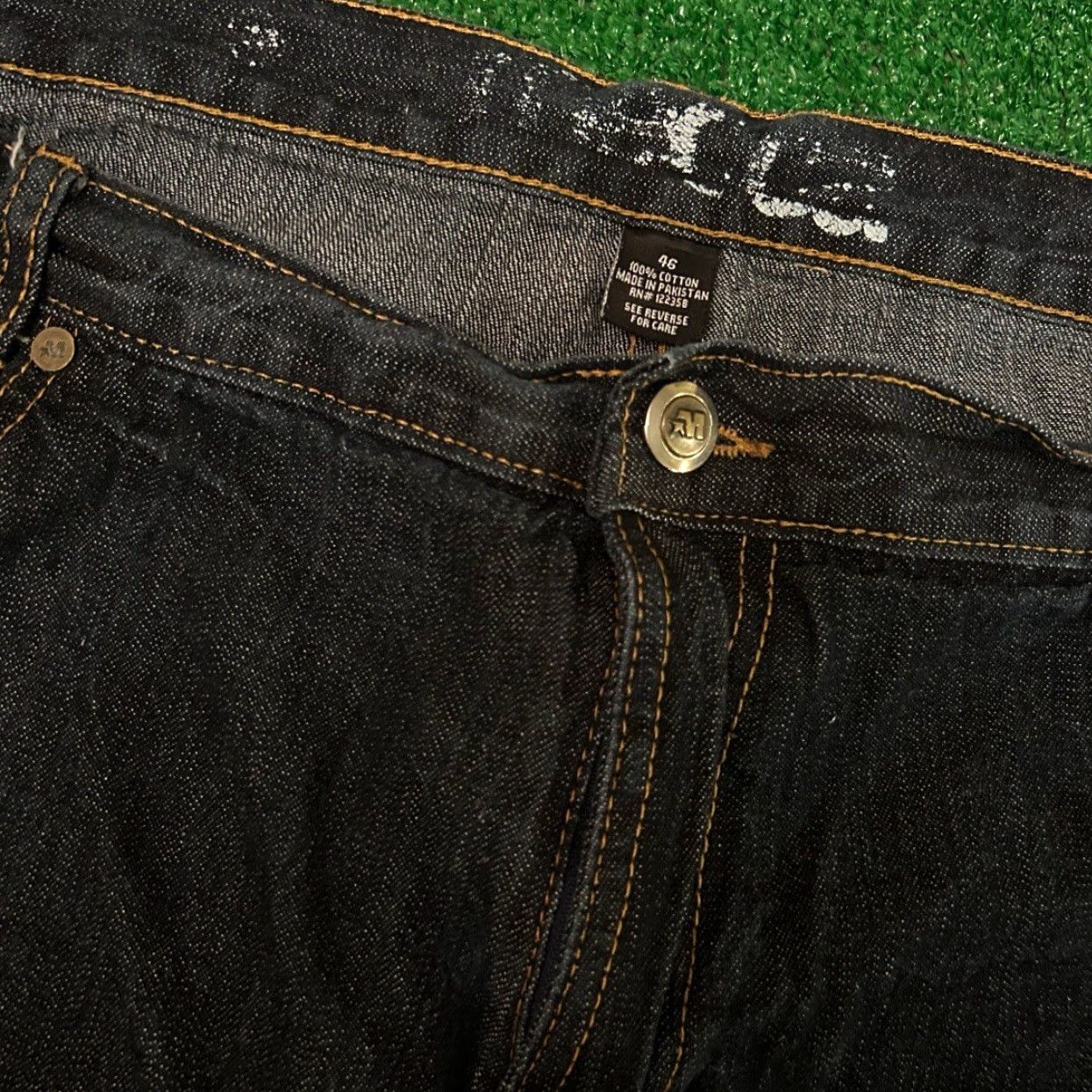 Vintage VINTAGE Mecca JNCO Jeans Shorts Baggy Hip Hop Skater Grunge Men 46 Jorts Blue Logo Pockets 90s/Y2K Grunge Hip Hop Punk Skater Mens Size US 30 / EU 46 - 3 Thumbnail