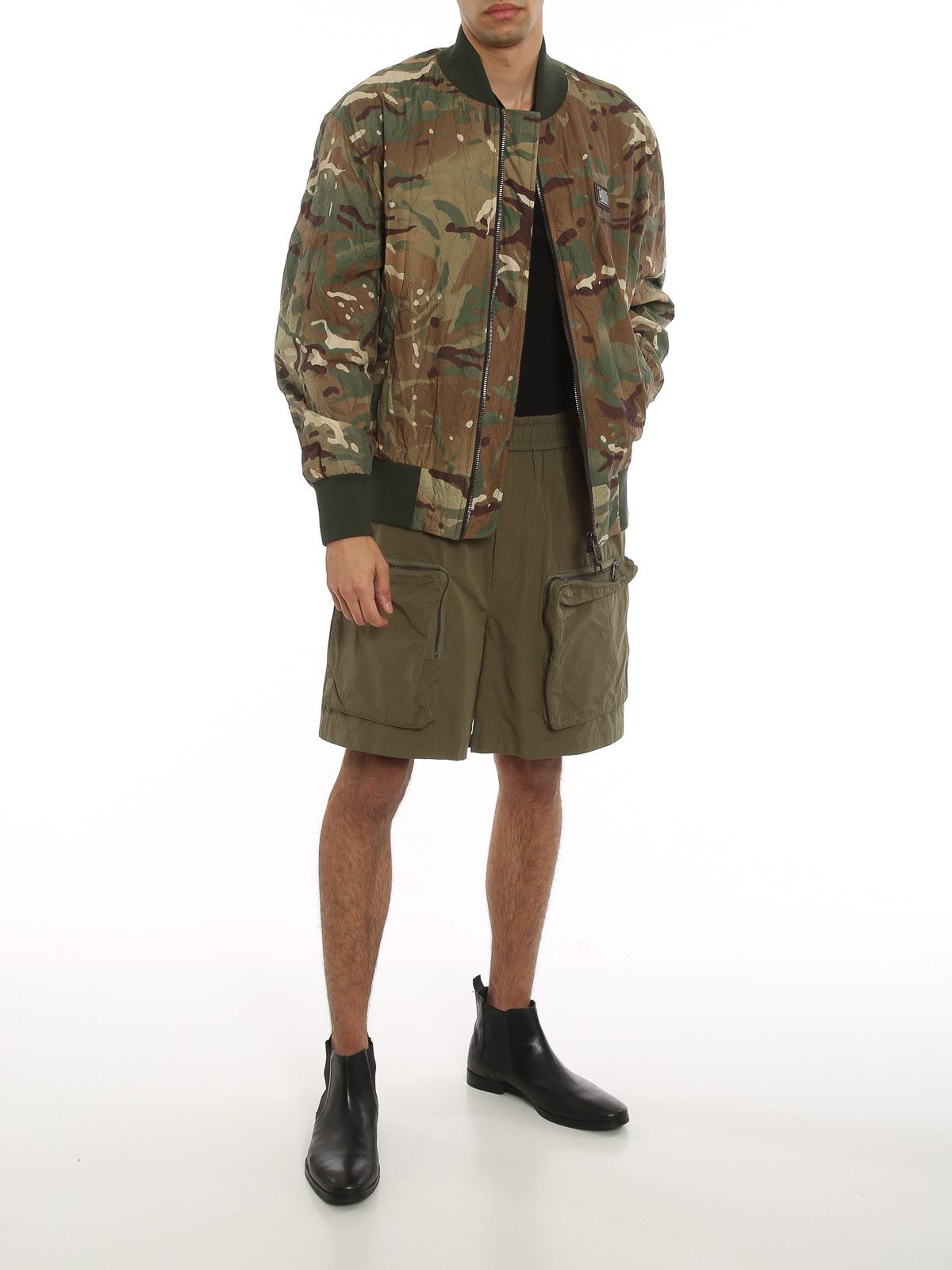 Dolce & Gabbana o1y0125 Logo Bomber Jacket in Multicolor Size US L / EU 52-54 / 3 - 2 Thumbnail