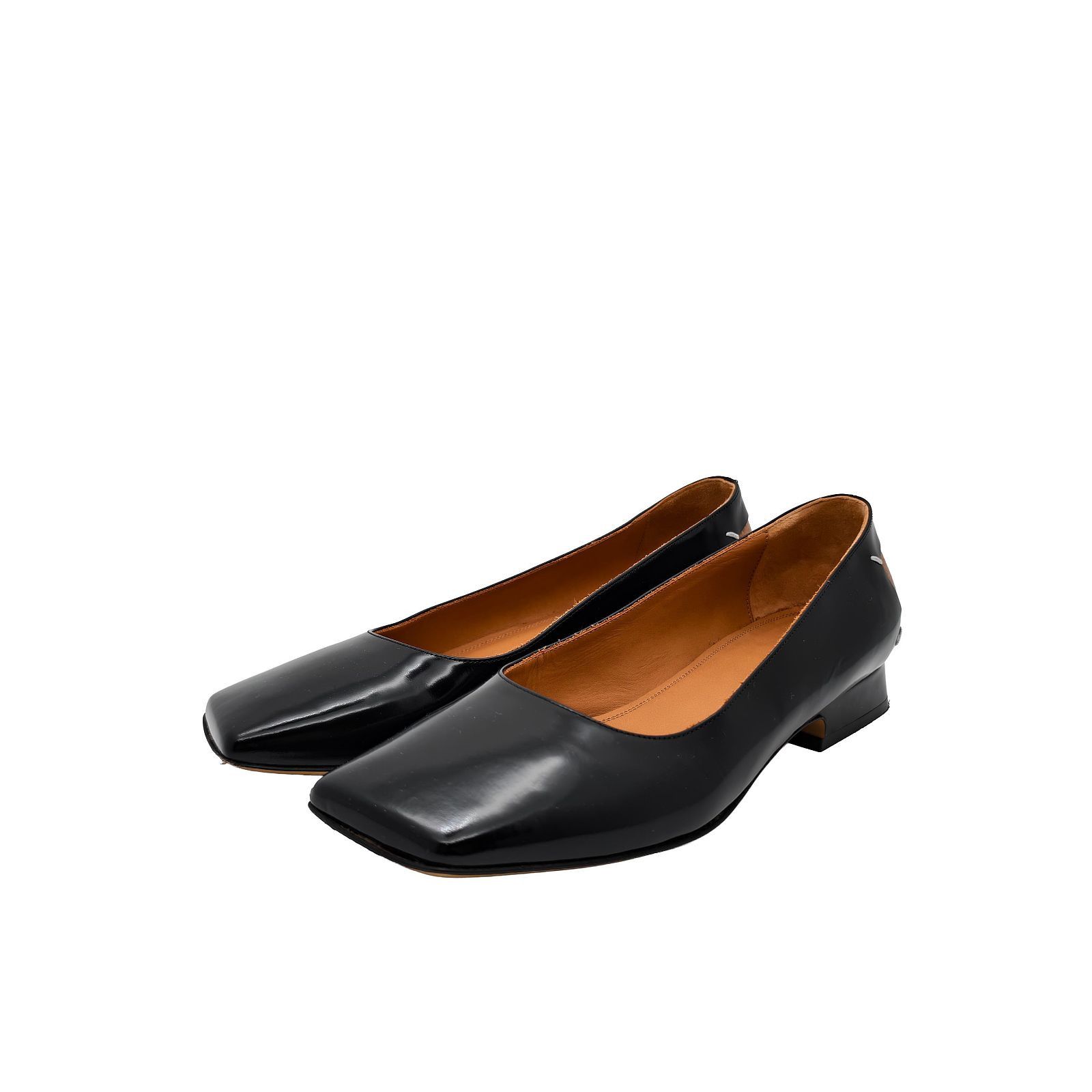Maison Margiela Maison Margiela Square Toe Leather Flats Size 36 Size US 6 / IT 36 - 1 Thumbnail