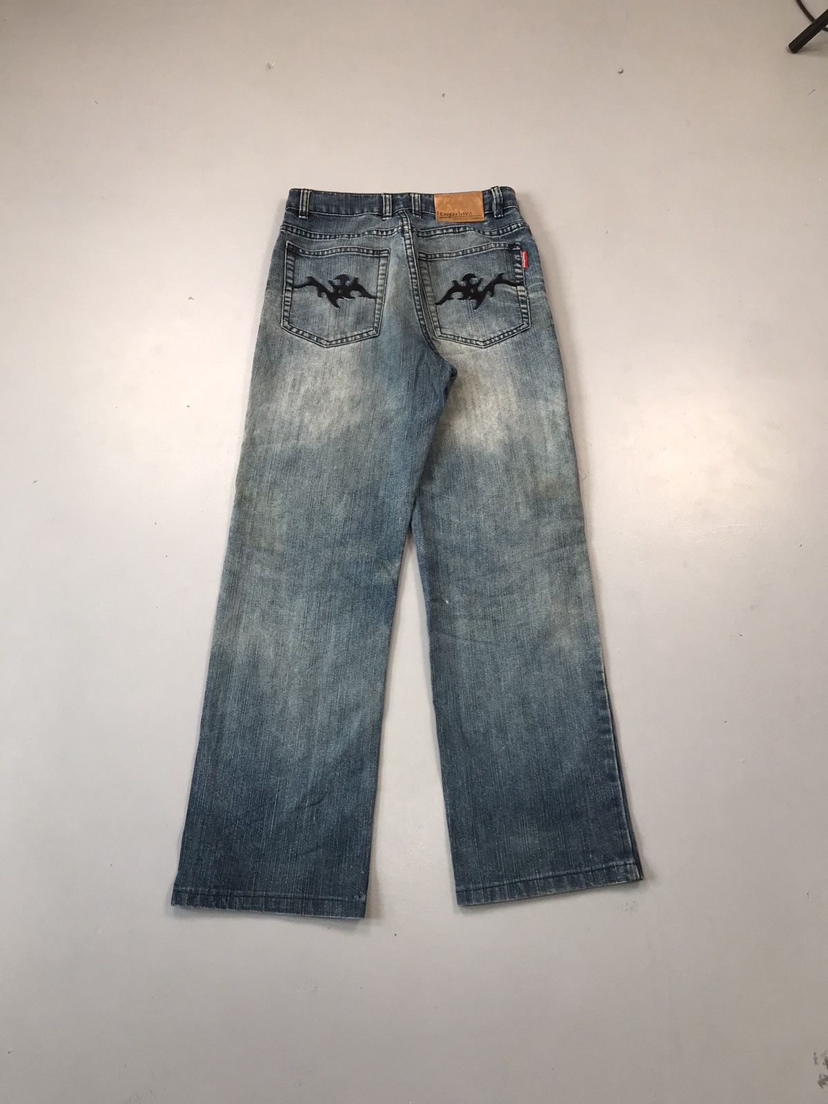 JNCO Vintage Enserhwa embroidered dusty denim Size 28" / US 6 / IT 42 - 1 Thumbnail