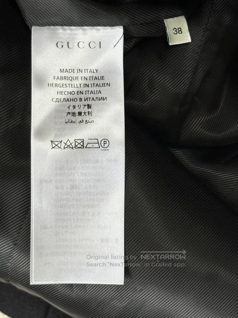 Gucci Gucci Black double-breasted coat Size XS / US 0-2 / IT 36-38 - 7 Thumbnail