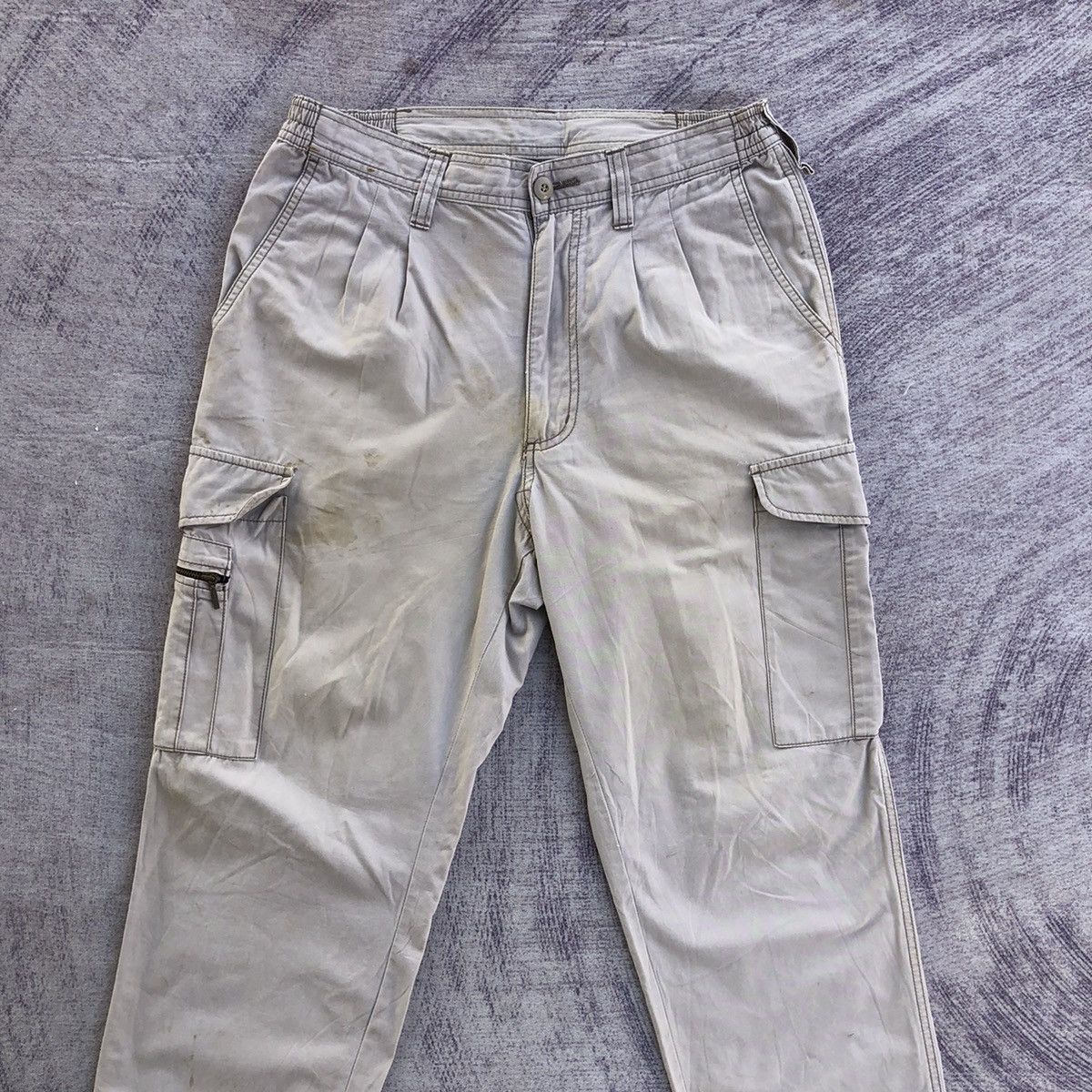 Other Faded Cargo Pants Multipocket Tactical Pants Size US 29 - 2 Thumbnail
