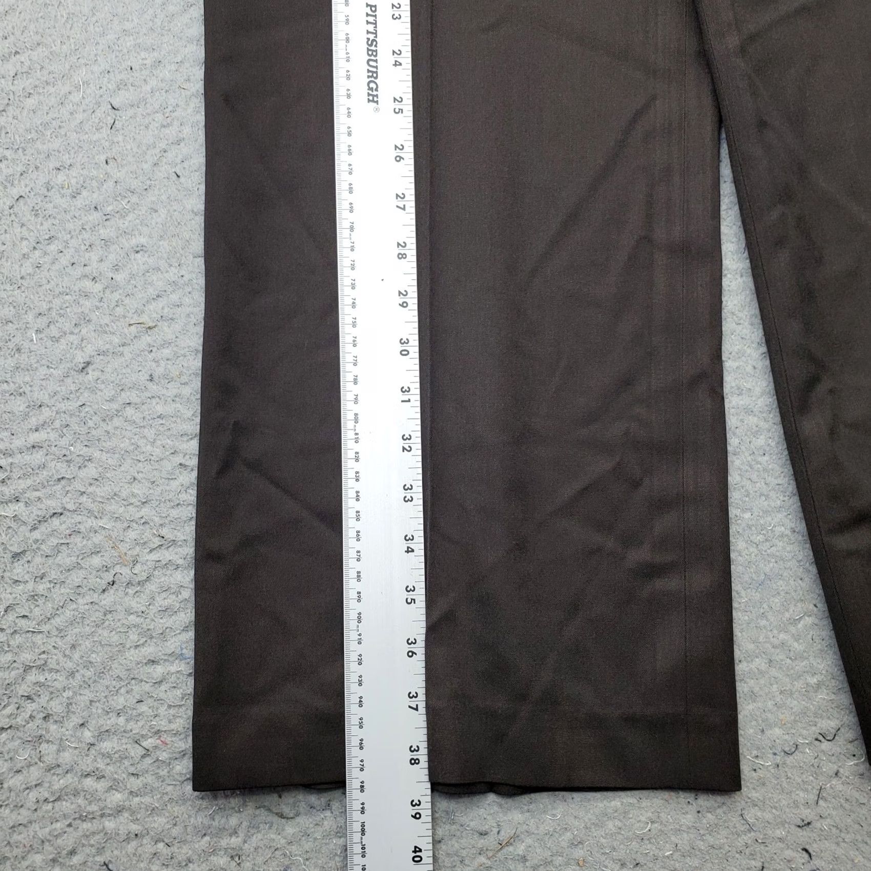 Ralph Lauren Lauren Ralph Lauren Chino Pants Womens 14 Brown Flat Front Wide Leg Hook & Eye Size 36" / US 14 / IT 50 - 3 Thumbnail