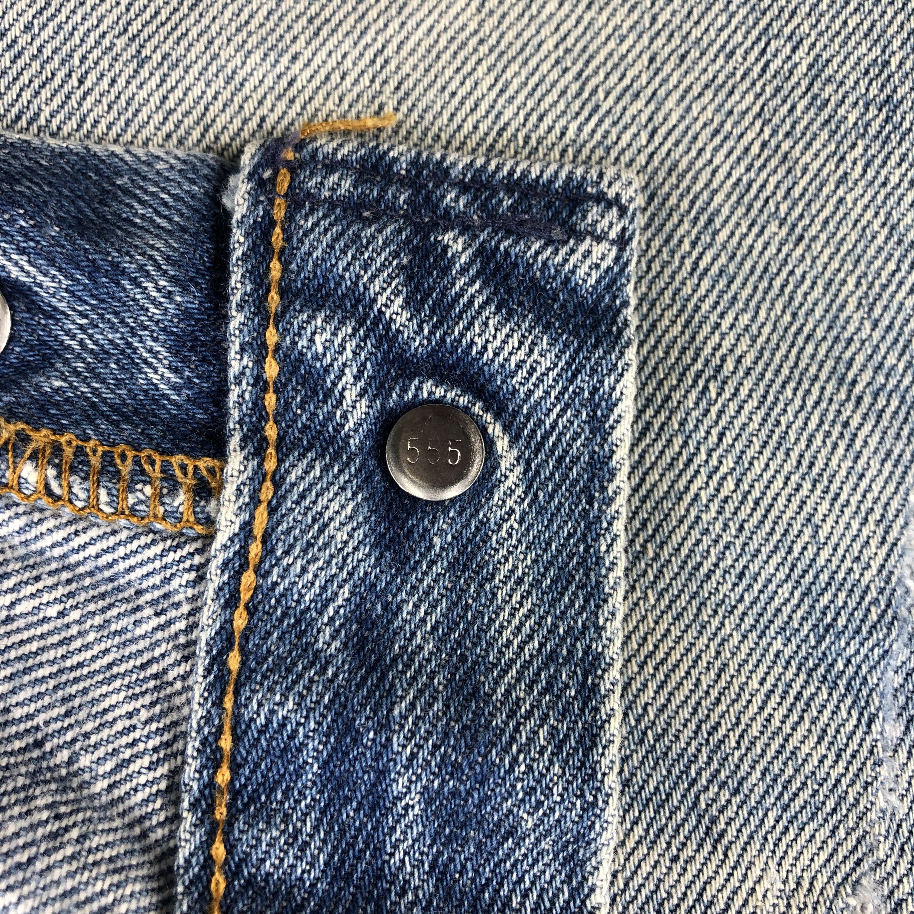 Levi's Vintage 90s Light Wash Levis 501 Jeans-J1475 Size US 32 / EU 48 - 10 Thumbnail