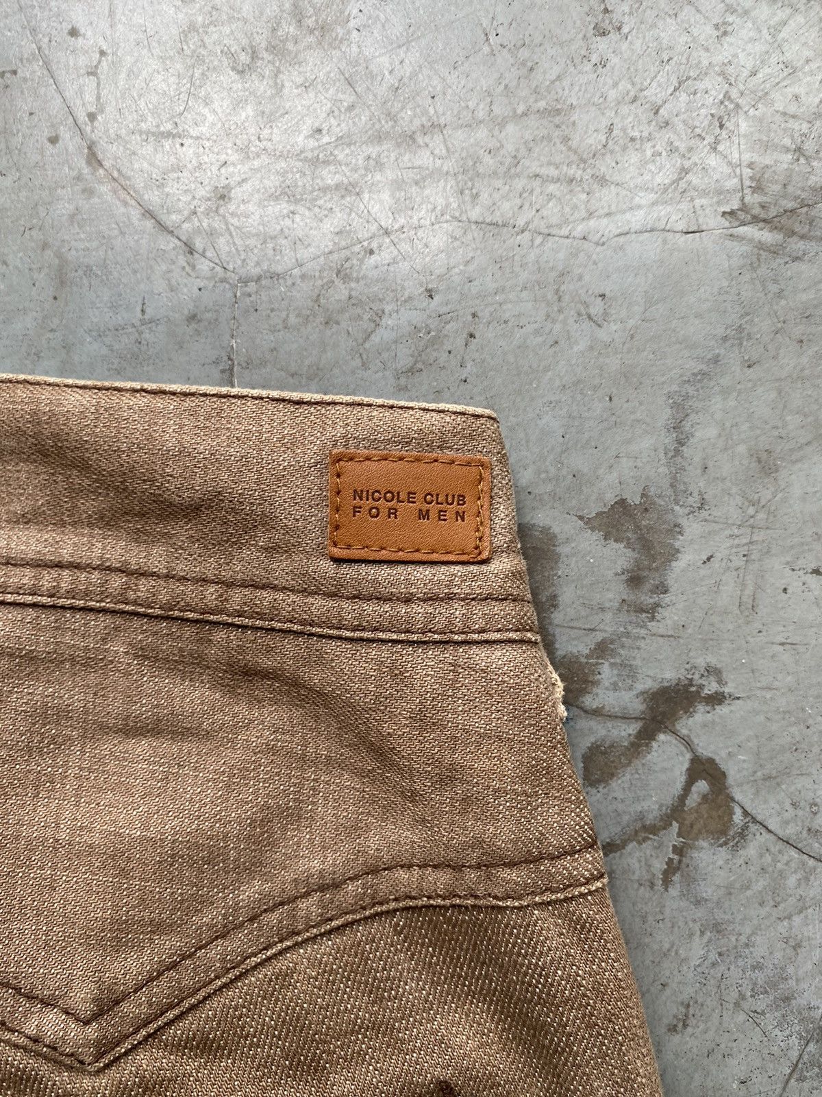 If Six Was Nine Y2k Distressed Snake Pocket Nicole Club Men Jeans Size US 32 / EU 48 - 6 Thumbnail