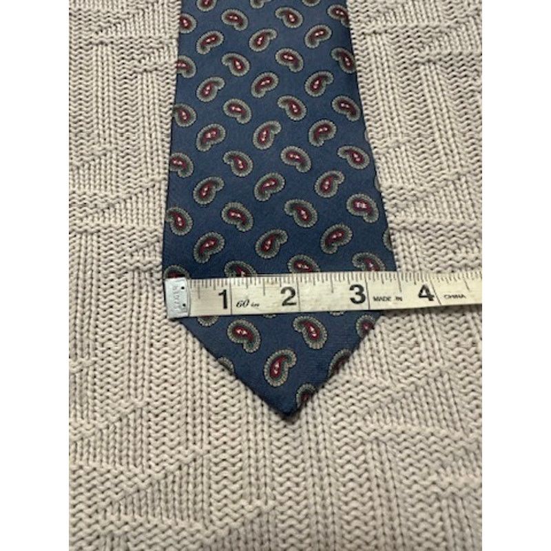 Other Vintage 90s Resilio blue paisley silk tie Size ONE SIZE - 4 Thumbnail