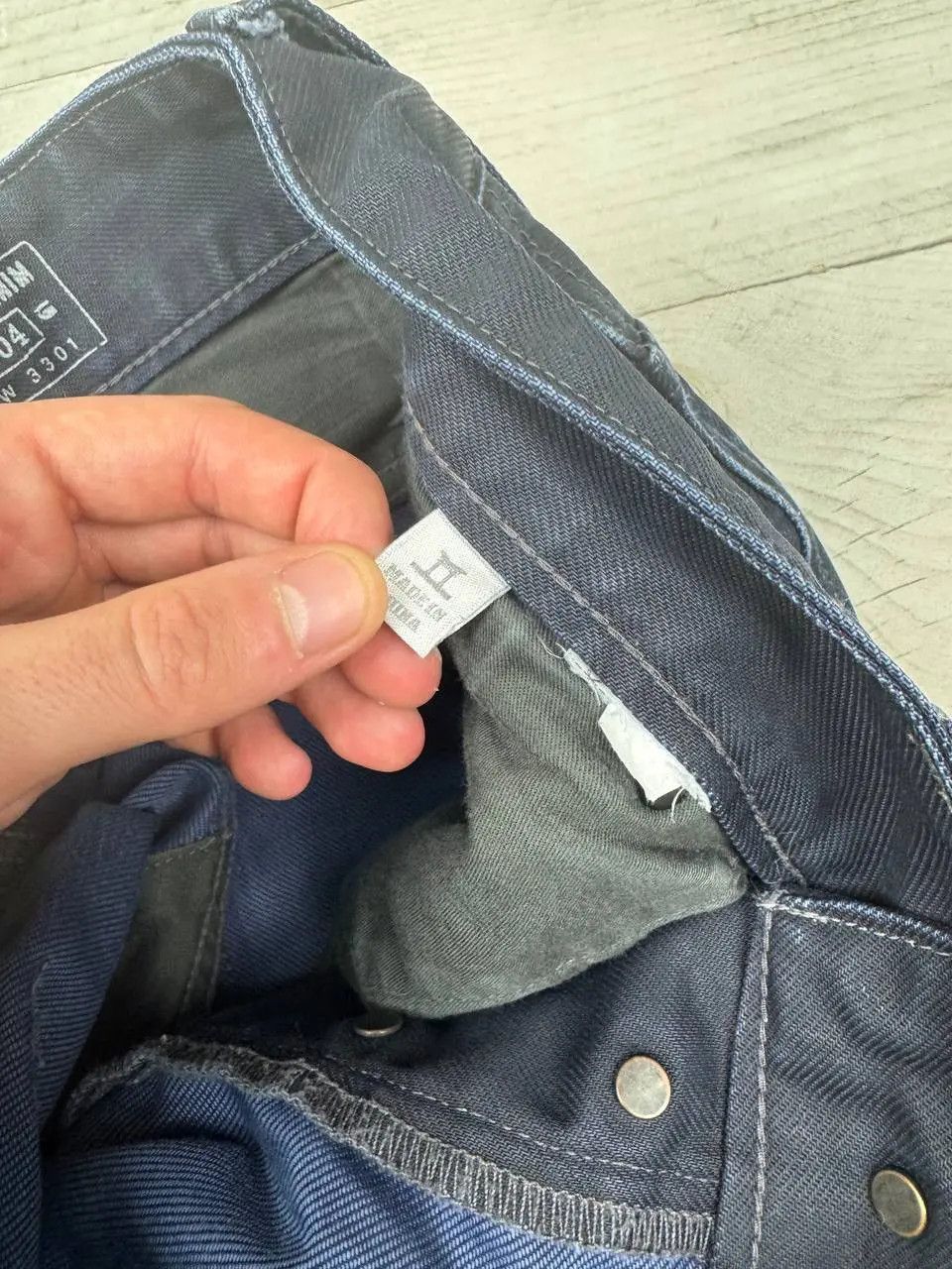 G-Star Vintage G Star Raw Big Logo Cargo Denim Jeans Pants Y2K 90s Size US 33 - 13 Thumbnail