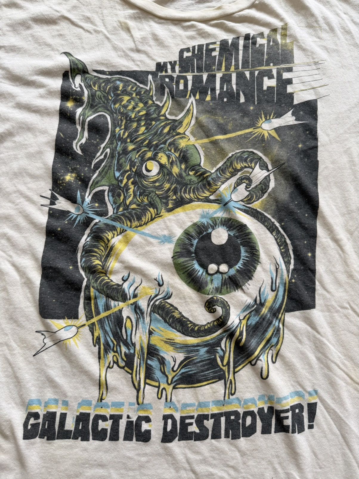 Vintage Vintage 2010 My Chemical Romance Galactic Destroyer Tee Sz S Size US S / EU 44-46 / 1 - 3 Thumbnail