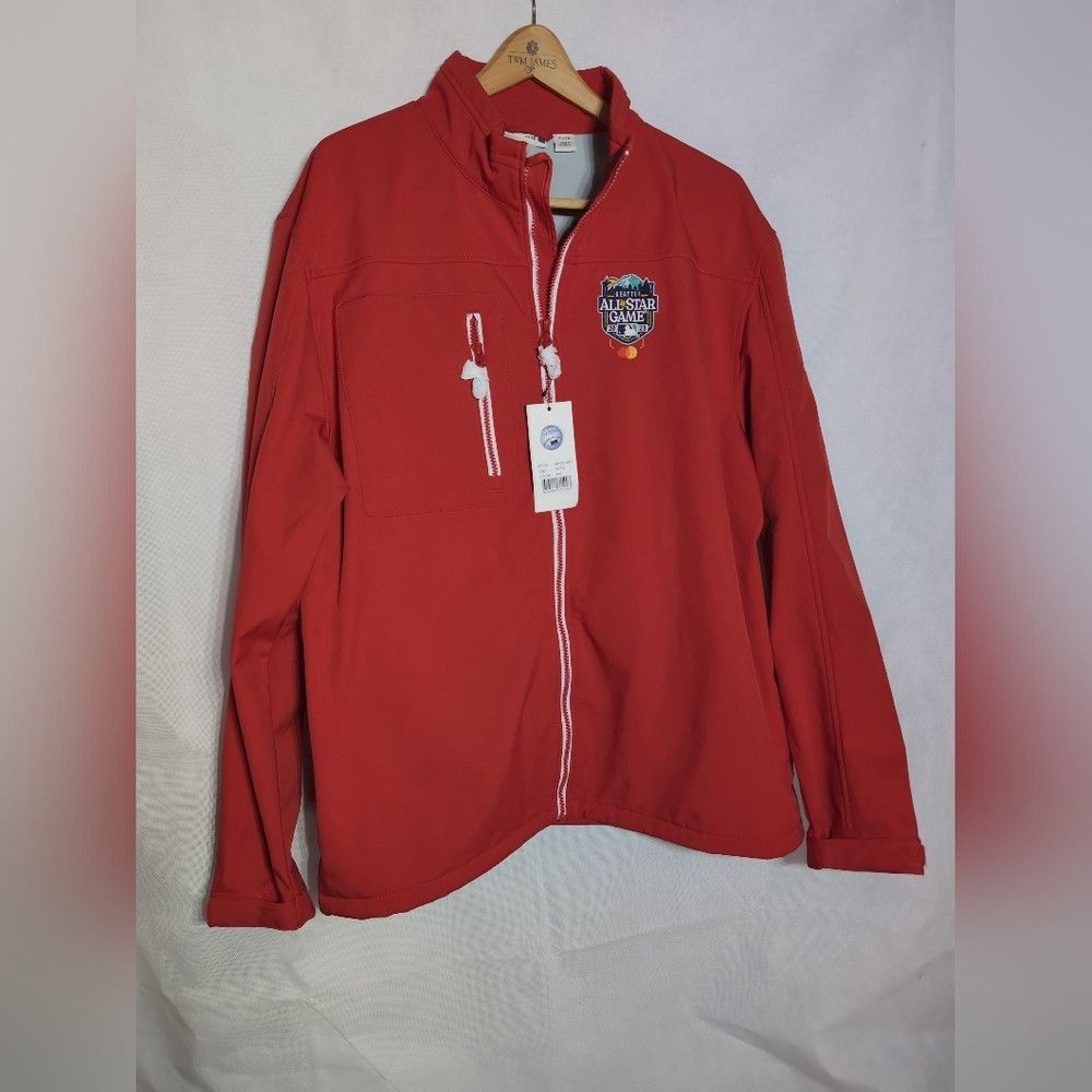 Clique MLB 2023 All Star Game Seattle XL Red Jacket with Embroider Size US XL / EU 56 / 4 - 7 Thumbnail