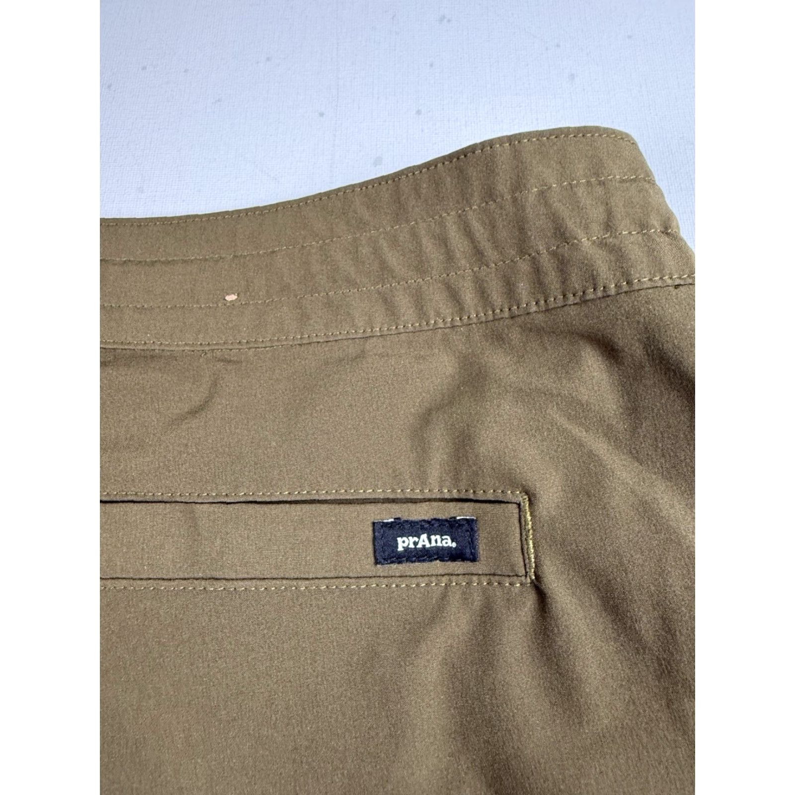Prana prAna Board Shorts Men Bottom 36 Brown Microfiber Polyester Riveter 9616 Size US 36 / EU 52 - 2 Thumbnail