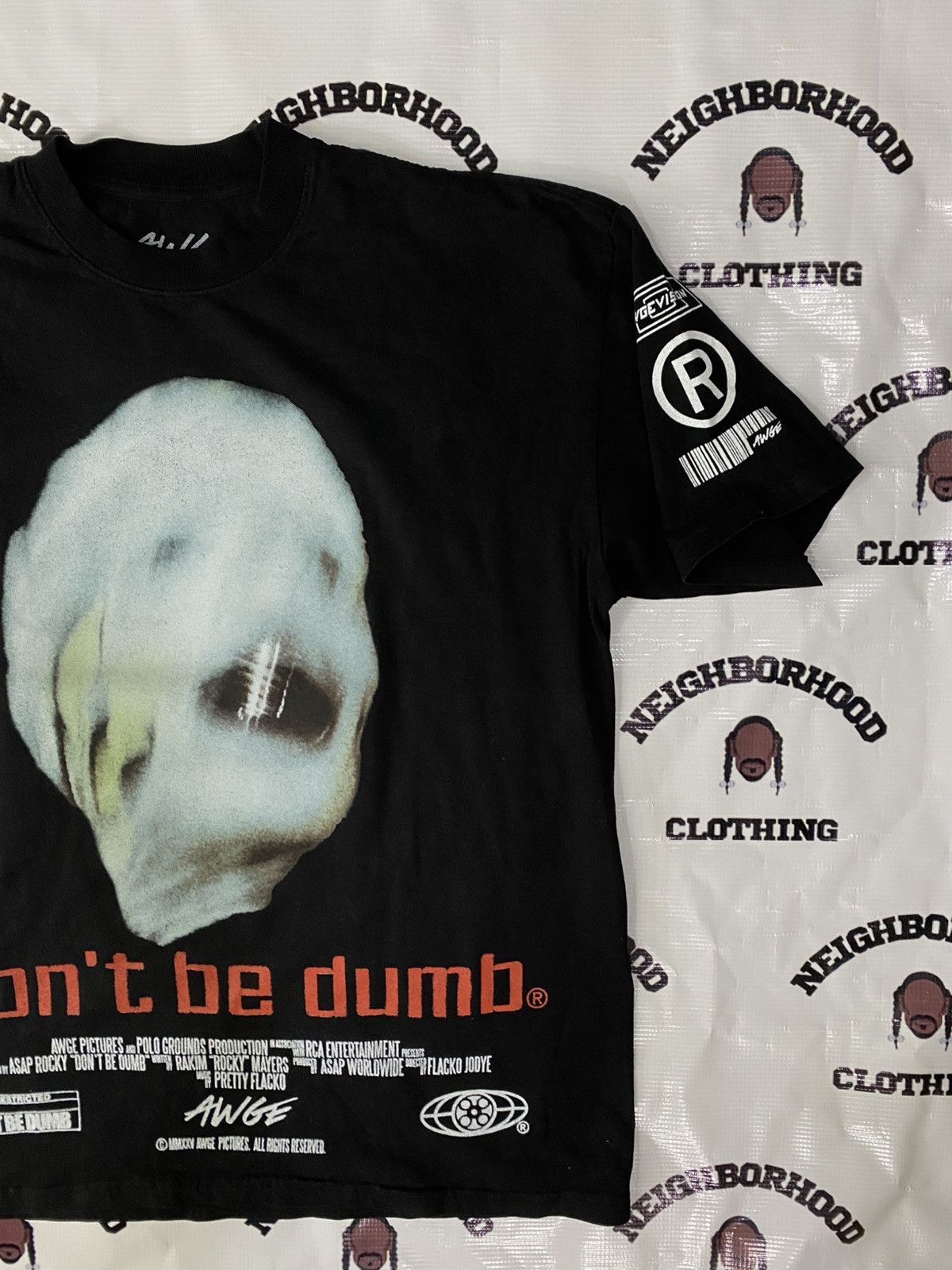 AWGE AWGE DONT BE DUMB TEE. Size US L / EU 52-54 / 3 - 6 Thumbnail
