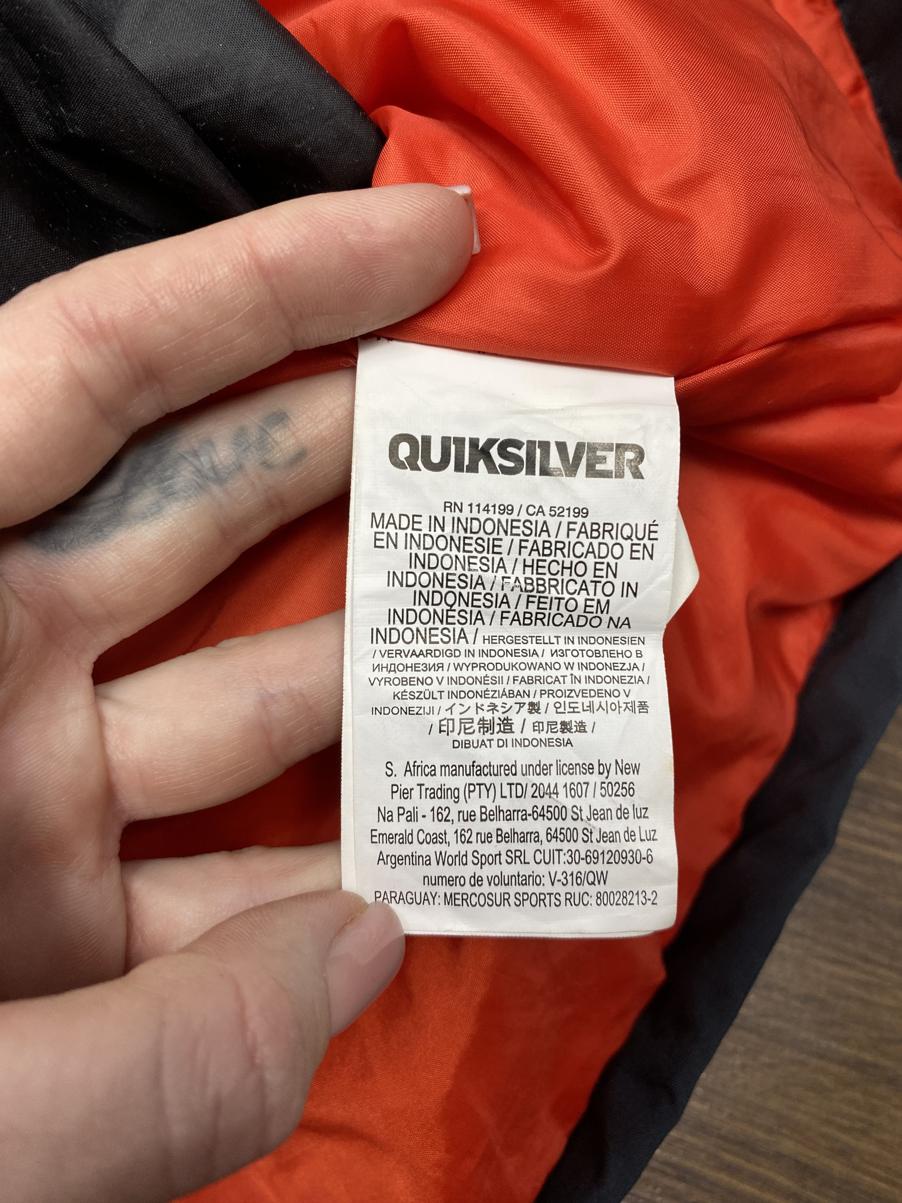 Quiksilver Quiksilver mens outdoor ski jacket y2k Size US XL / EU 56 / 4 - 8 Thumbnail