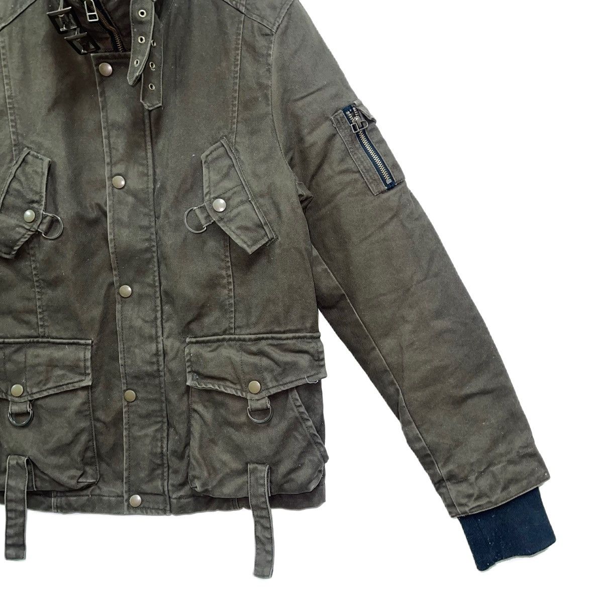 If Six Was Nine Michel Klein Homme Bondage Jacket Punk Vkei Style Size US M / EU 48-50 / 2 - 5 Thumbnail