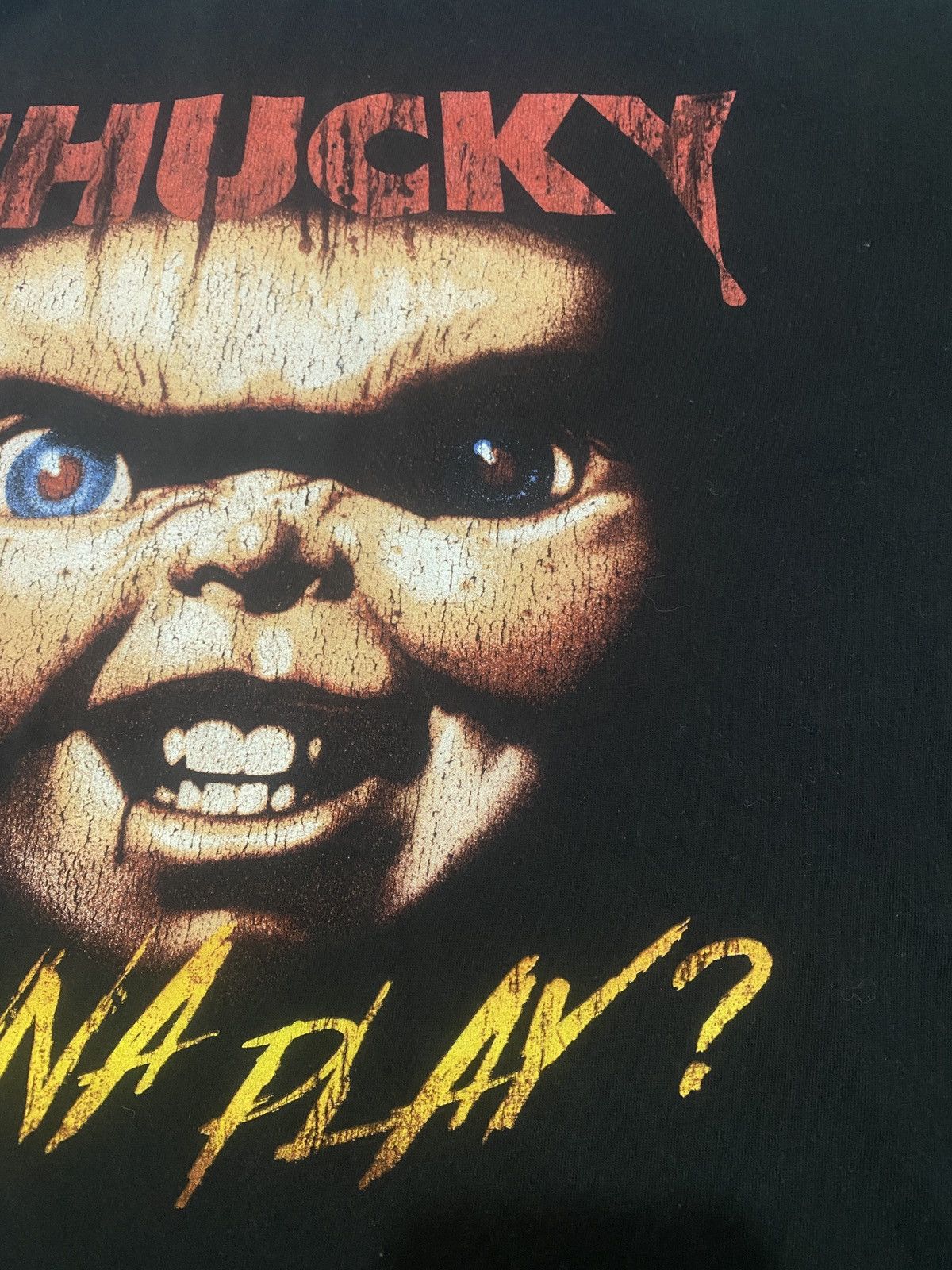 Expert Horror Chucky doll horror wanna play movie tee y2k Size US S / EU 44-46 / 1 - 5 Thumbnail
