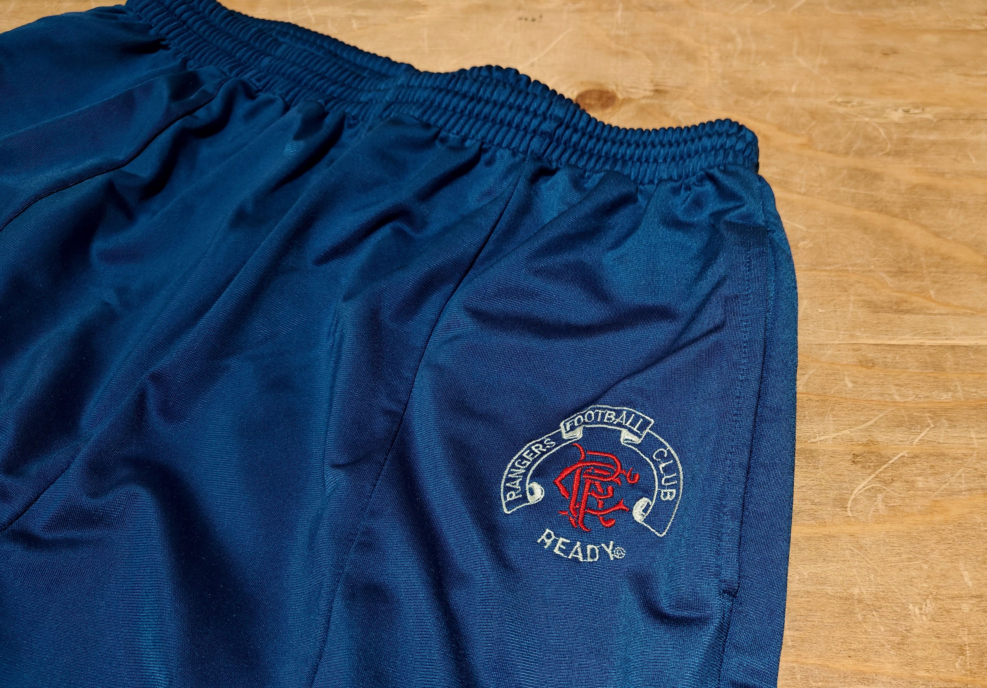 Adidas Vtg 80s Adidas Rangers FC Scotland athletic soccer pants Size US 32 / EU 48 - 3 Thumbnail