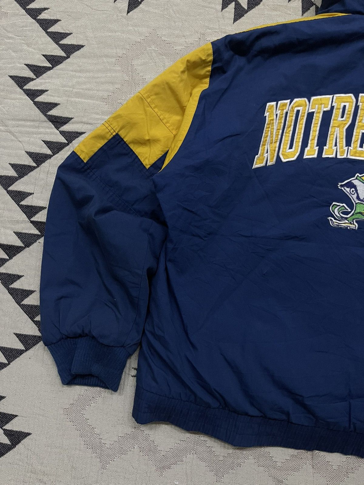 Logo 7 VINTAGE 90s LOGO 7 NOTRE DAME FIGHTING IRISH NFL JACKET Size US L / EU 52-54 / 3 - 18 Thumbnail