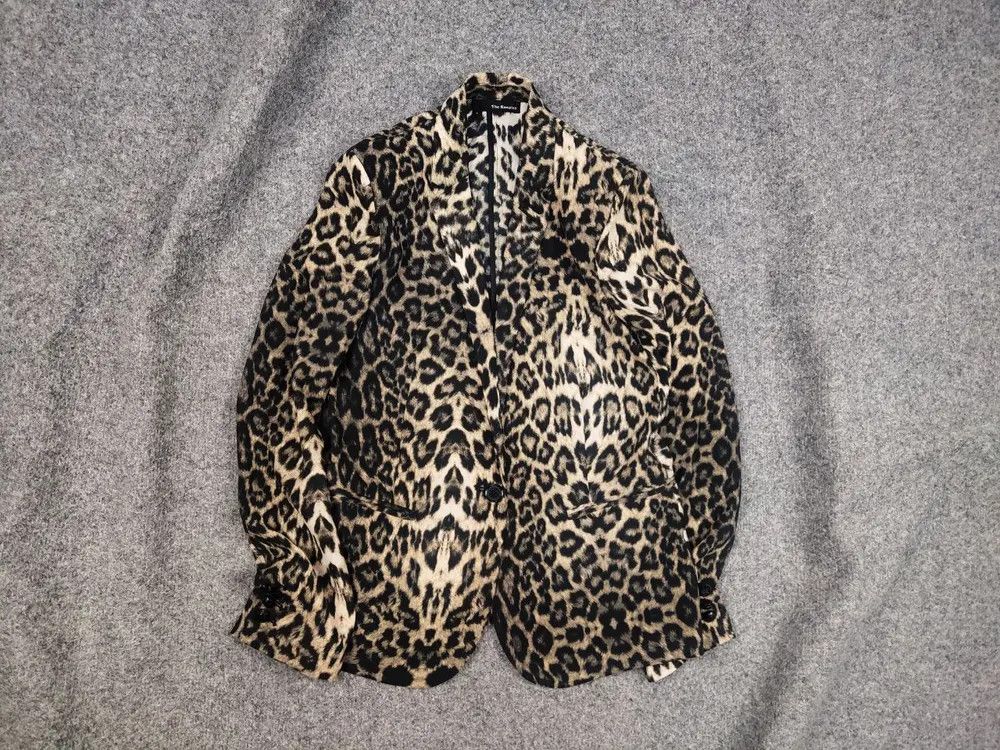 The Kooples The Kooples design Leopard print straight-cut Blazer Jacket Size S / US 4 / IT 40 - 1 Thumbnail