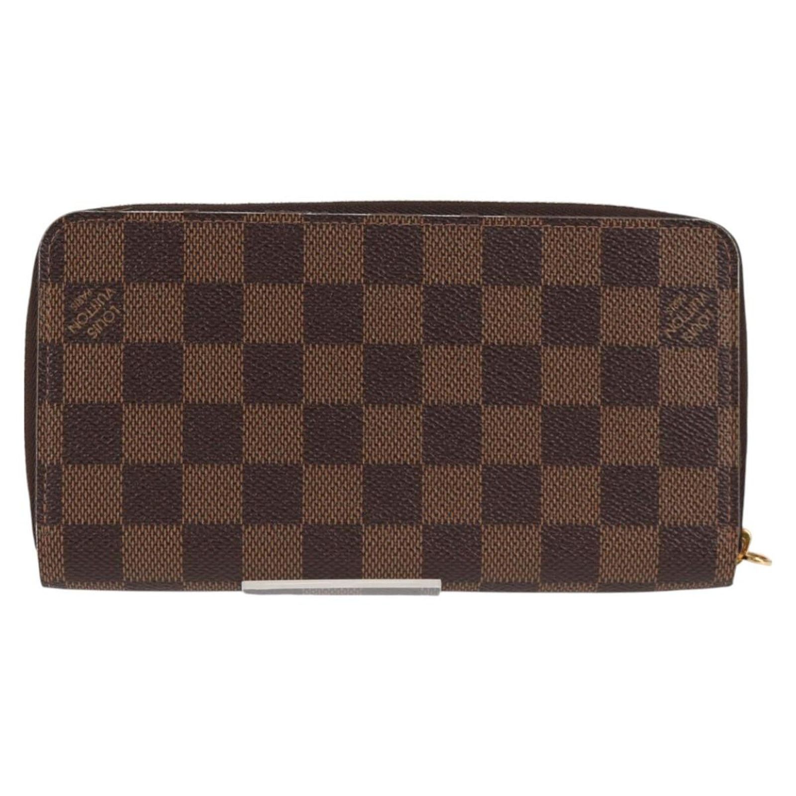 Louis Vuitton Brown Canvas Zippy Wallet