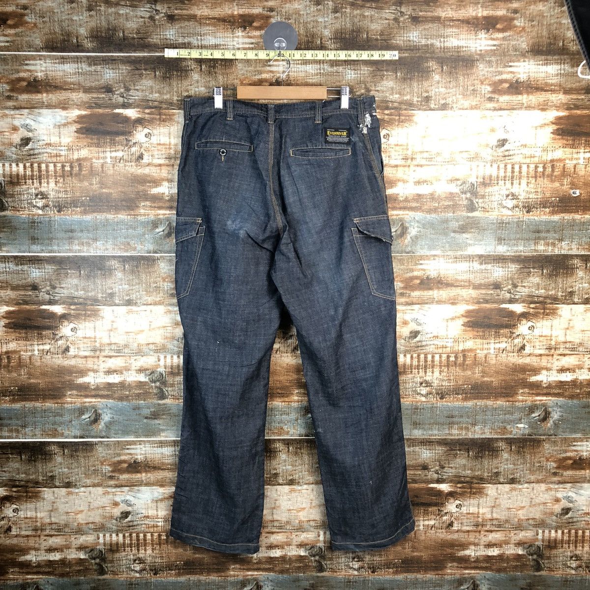 Japanese Brand DL Even River Blue Cargo Multipocket Pants #C618 Size US 34 / EU 50 - 15 Thumbnail