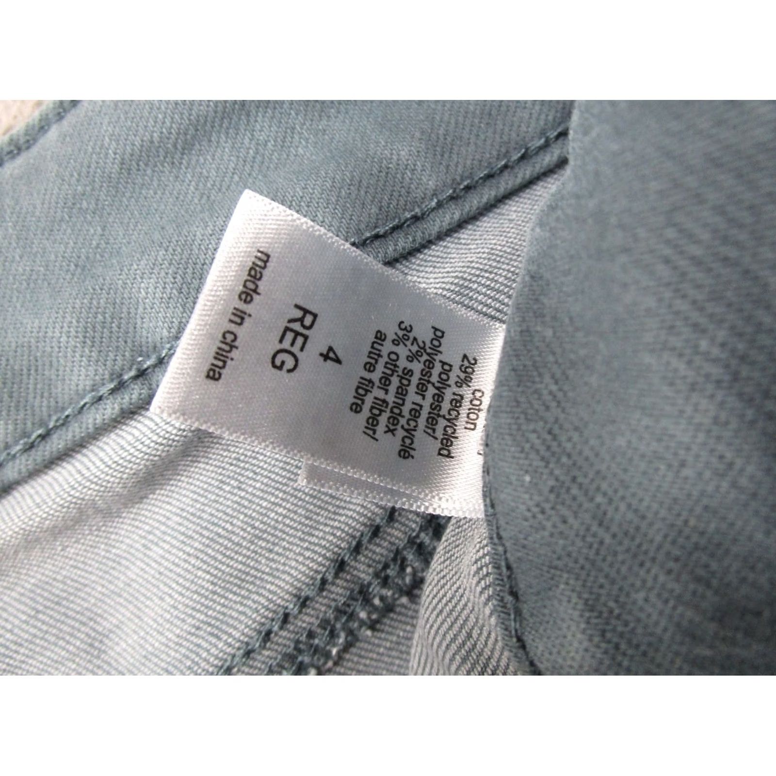 Vintage Maurices M Jeans Women's High Rise Slim Straight Ankle Jeans 4 Regular Blue Cotton Denim 5-Pocket Stretch Jeans Womens Size 27" / US 4 / IT 40 - 5 Thumbnail