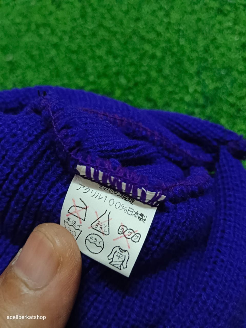 Japanese Brand VTG ROSSIGNOL Beanie Size ONE SIZE - 7 Thumbnail