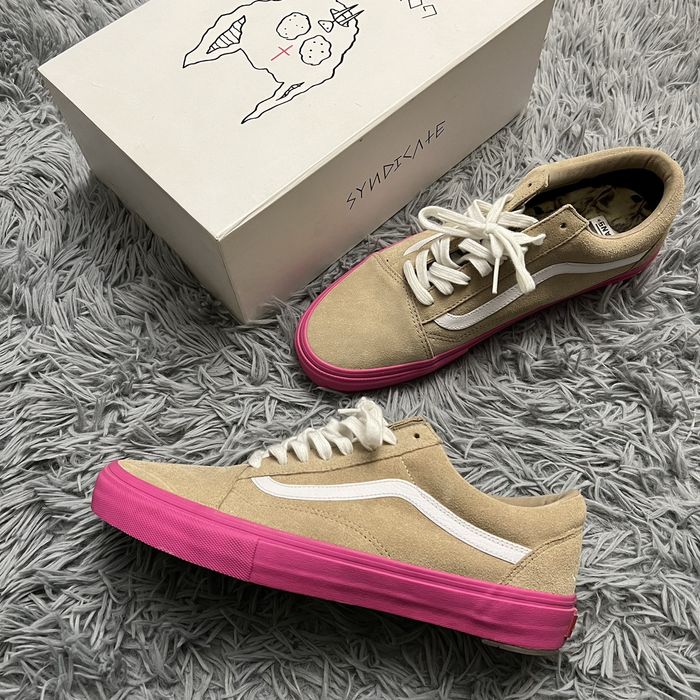 Golf wang hot sale vans pink