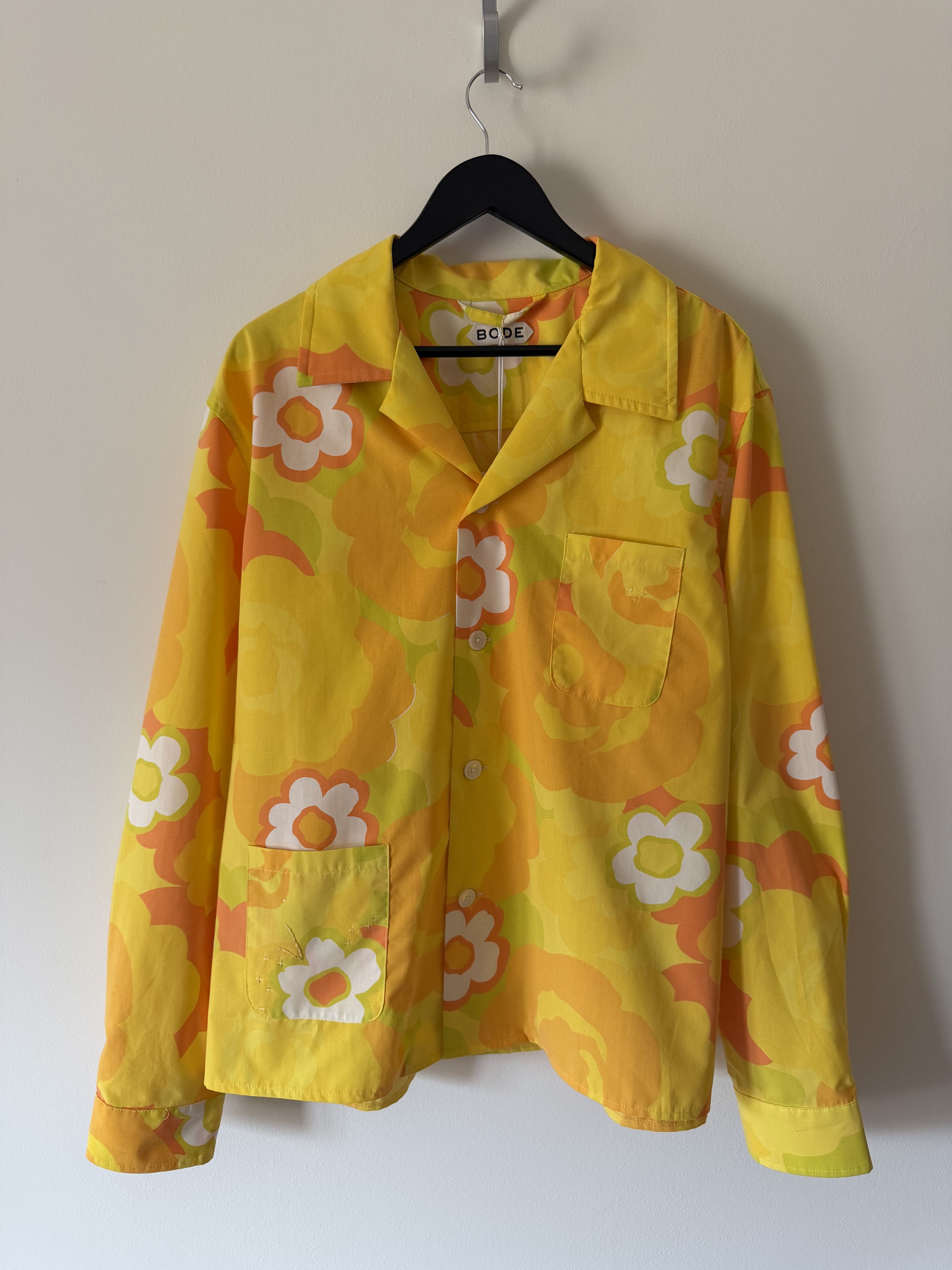 Bode One of a Kind Bode Daylight Daisy Long Sleeve Button Up Size US XXL / EU 58 / 5 - 1 Thumbnail