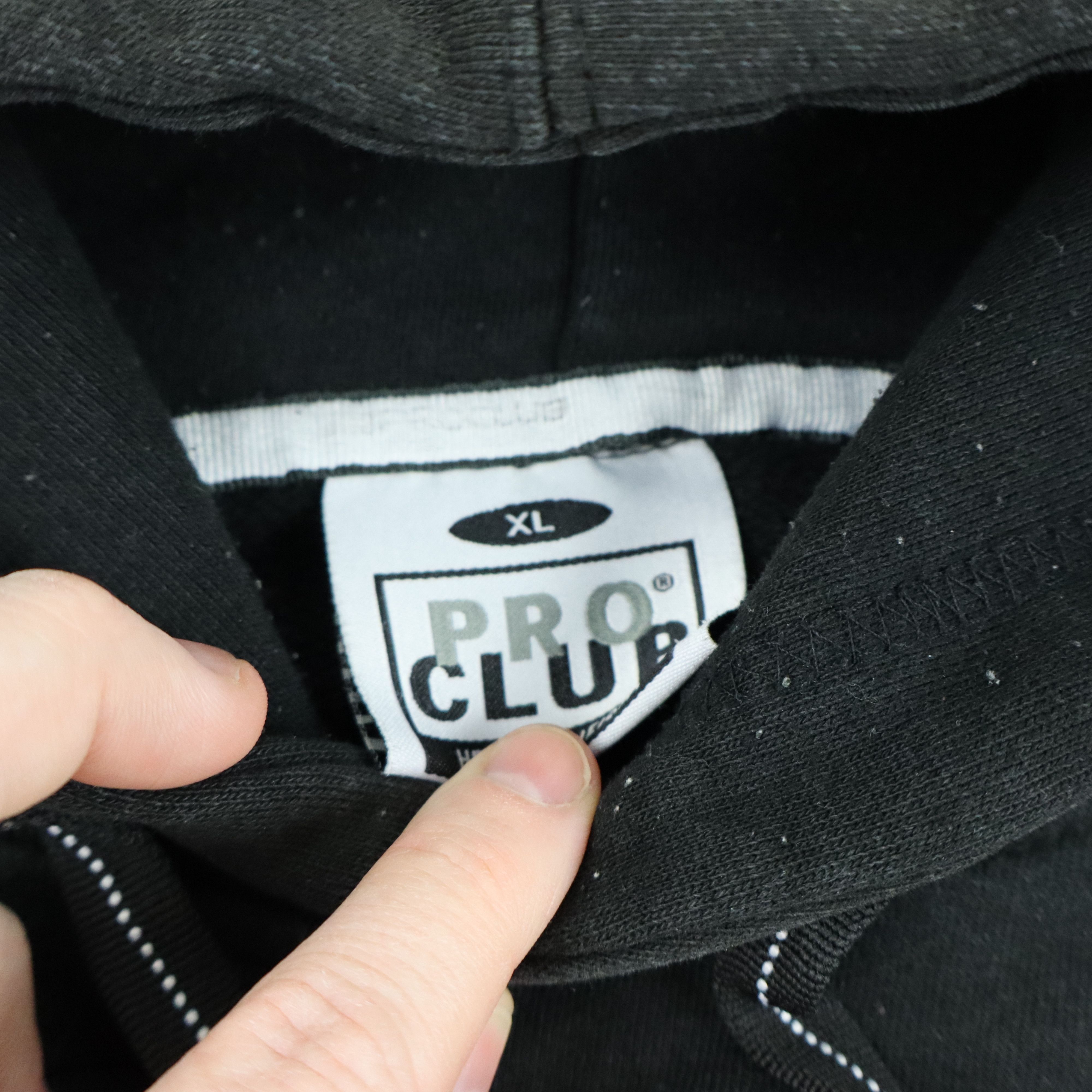 Nike × Vintage Y2K Boxy Baggy Distressed Black Heavyweight Hoodie Mens XL Size US XL / EU 56 / 4 - 7 Thumbnail