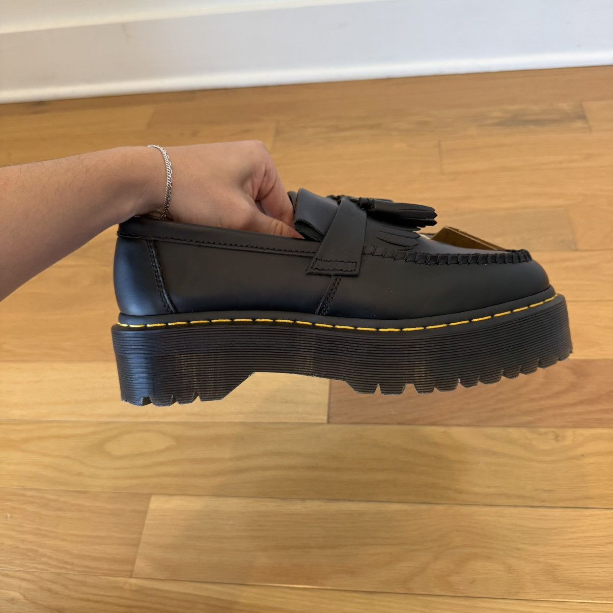 Dr. Martens Dr. Martens Adrian Quad Smooth Leather Tassel Loafers US 9 Size US 9 / EU 42 - 6 Thumbnail