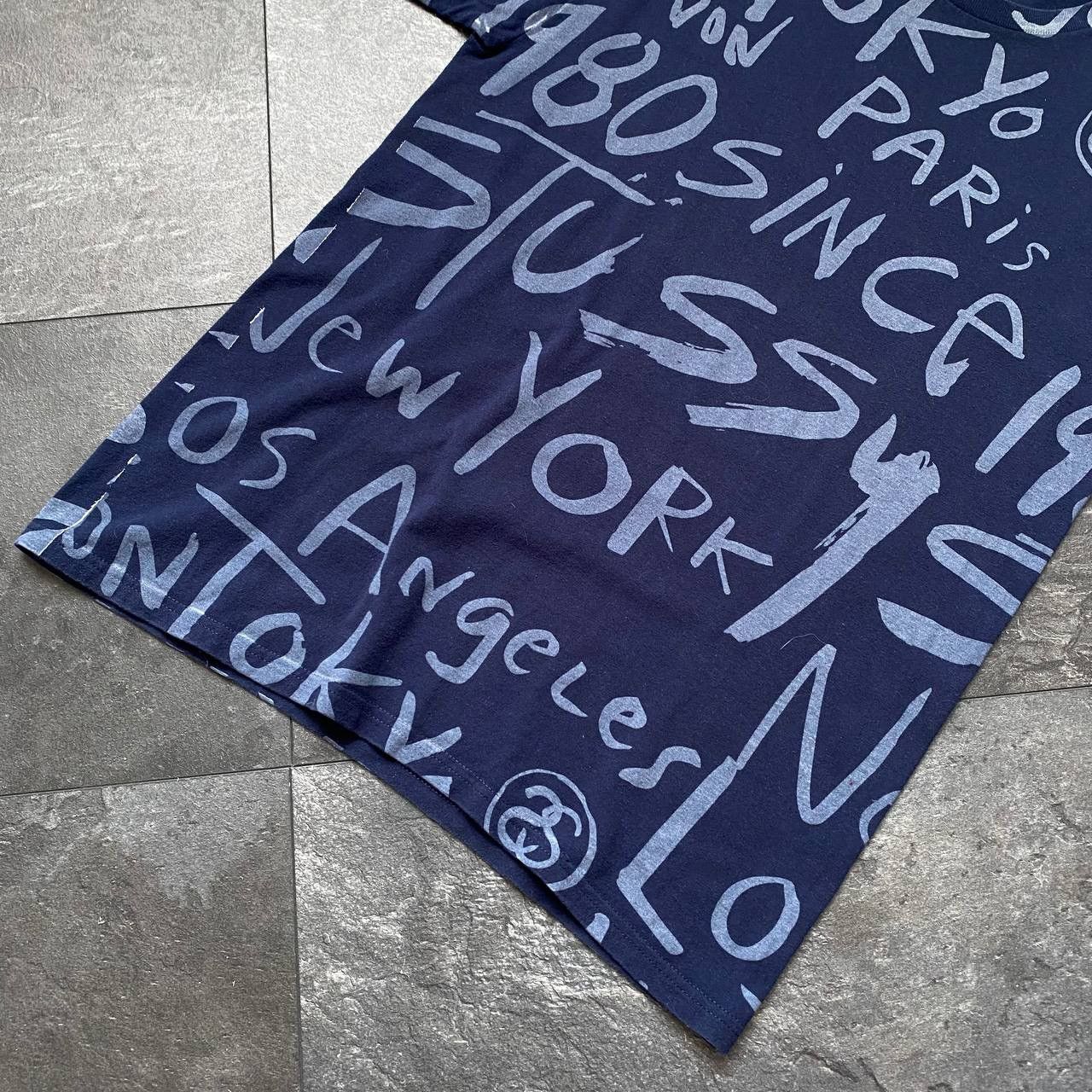 Streetwear × Stussy × Vintage Vintage stussy big logo monogram tee shirts Size US M / EU 48-50 / 2 - 3 Thumbnail