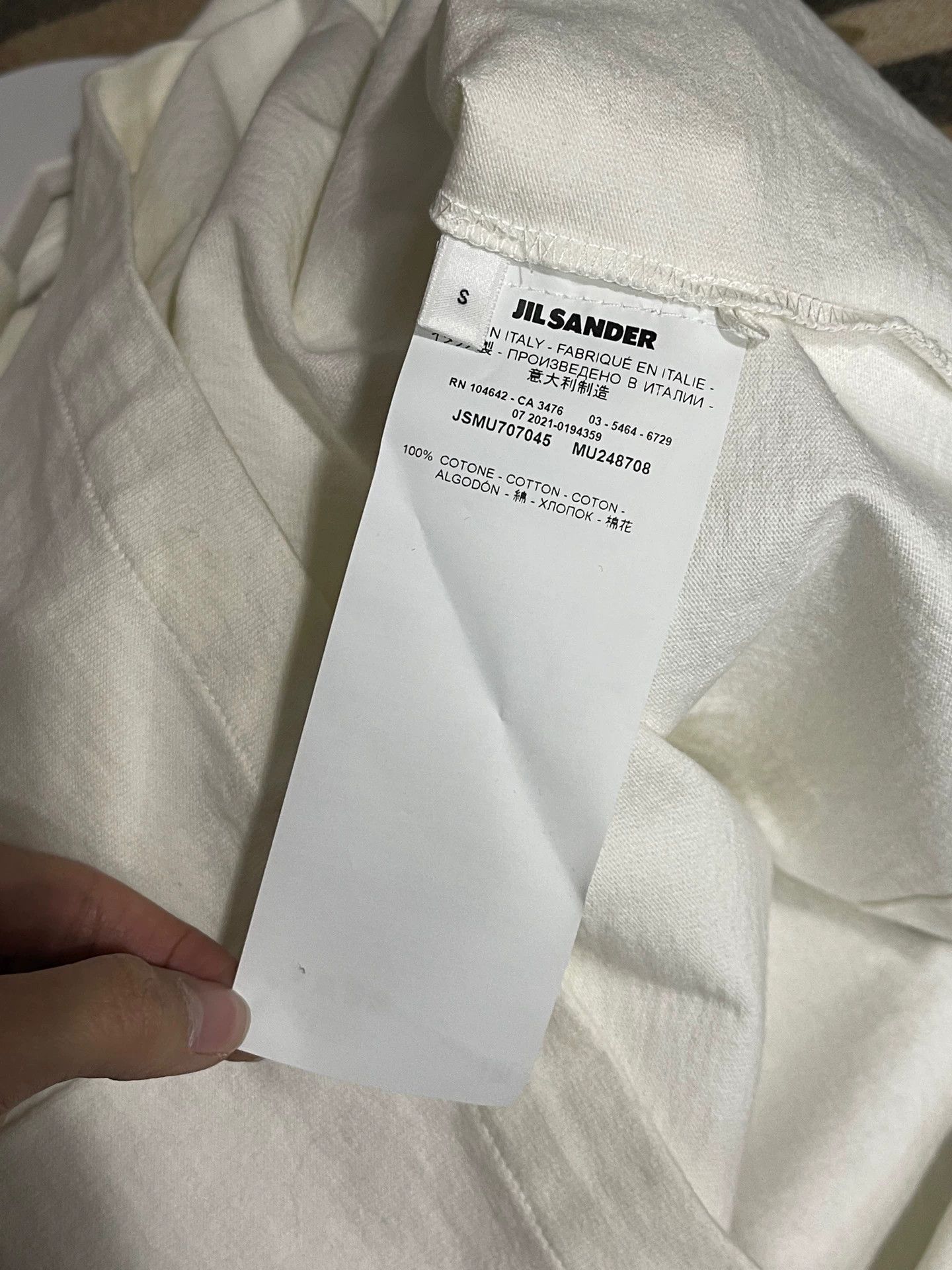 Jil Sander Jilsander S/S T-shirt 99 New S Size US S / EU 44-46 / 1 - 8 Thumbnail
