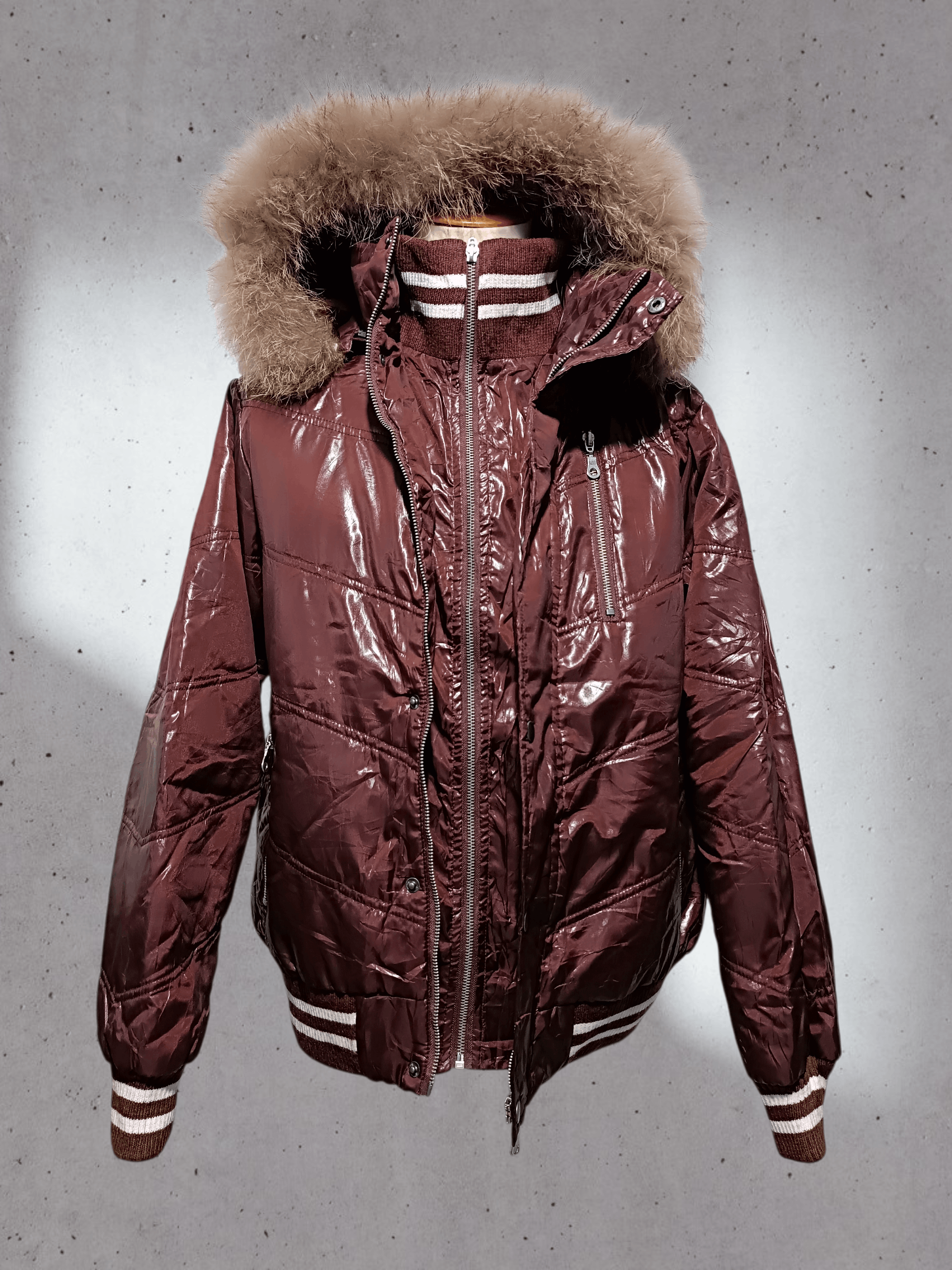 Japanese Brand Double Layer Fur Puffer Down Jacket If Six Was Nine Style Size US L / EU 52-54 / 3 - 1 Thumbnail