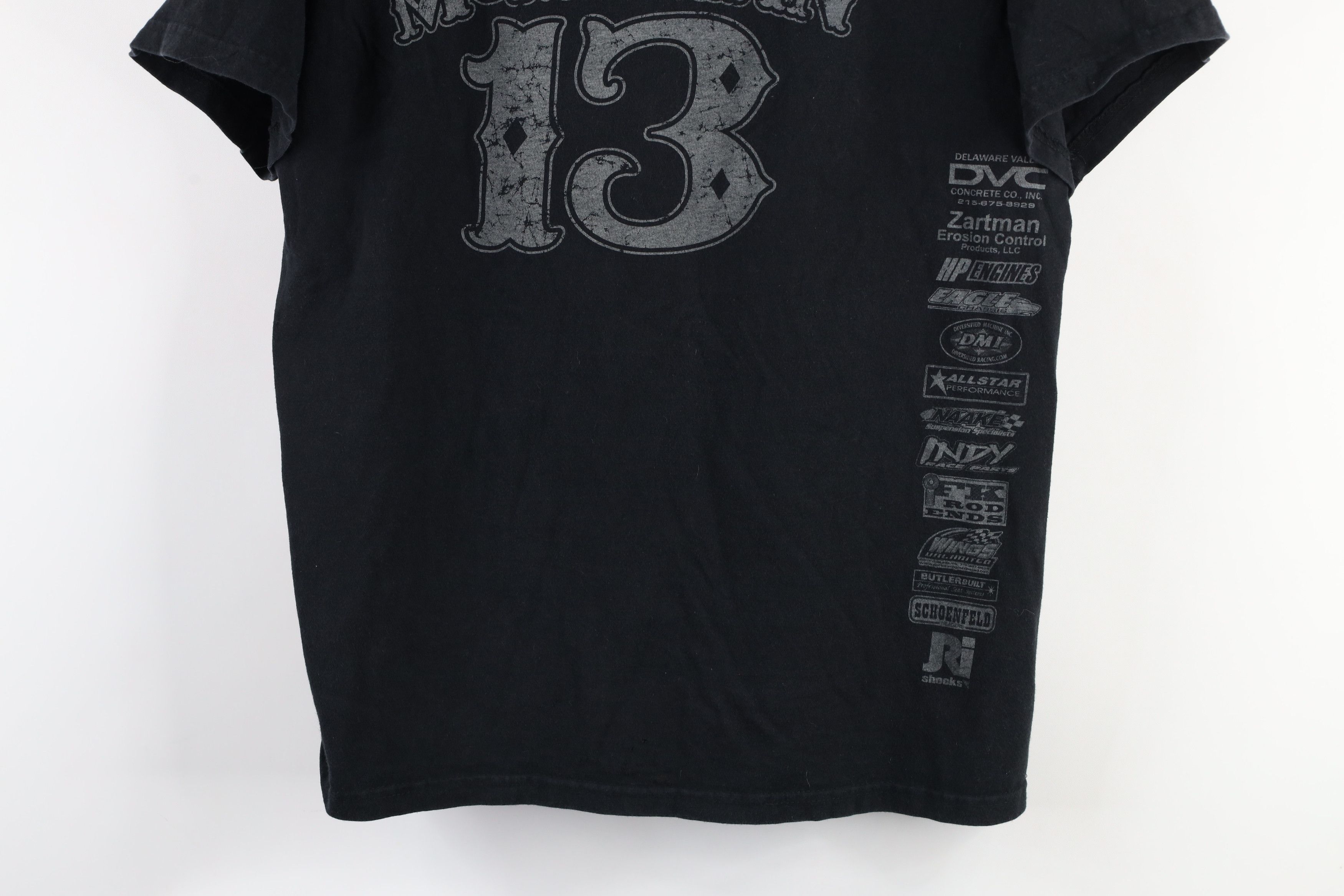 Vintage Vintage Y2K Paul McMahan Car Racing T-Shirt Black Cotton Size US M / EU 48-50 / 2 - 3 Thumbnail