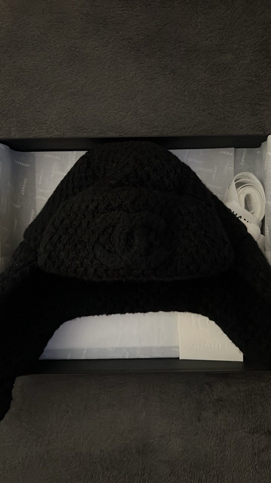 Chanel Black Chanel Cashmere Chapka Size ONE SIZE - 1 Thumbnail
