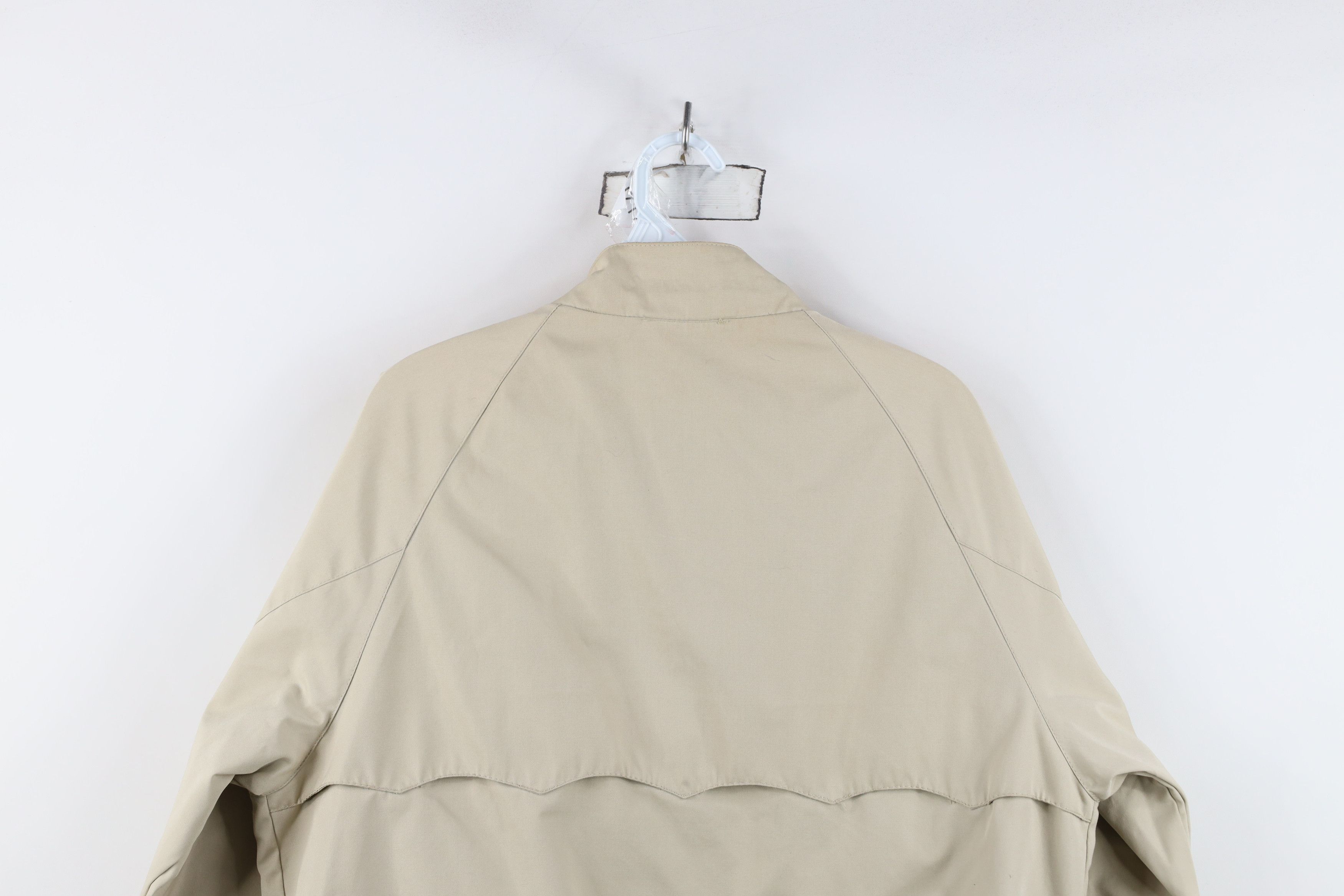 Lacoste Vintage 80s Izod Lacoste Racer Bomber Jacket Beige Khaki Size US M / EU 48-50 / 2 - 16 Thumbnail