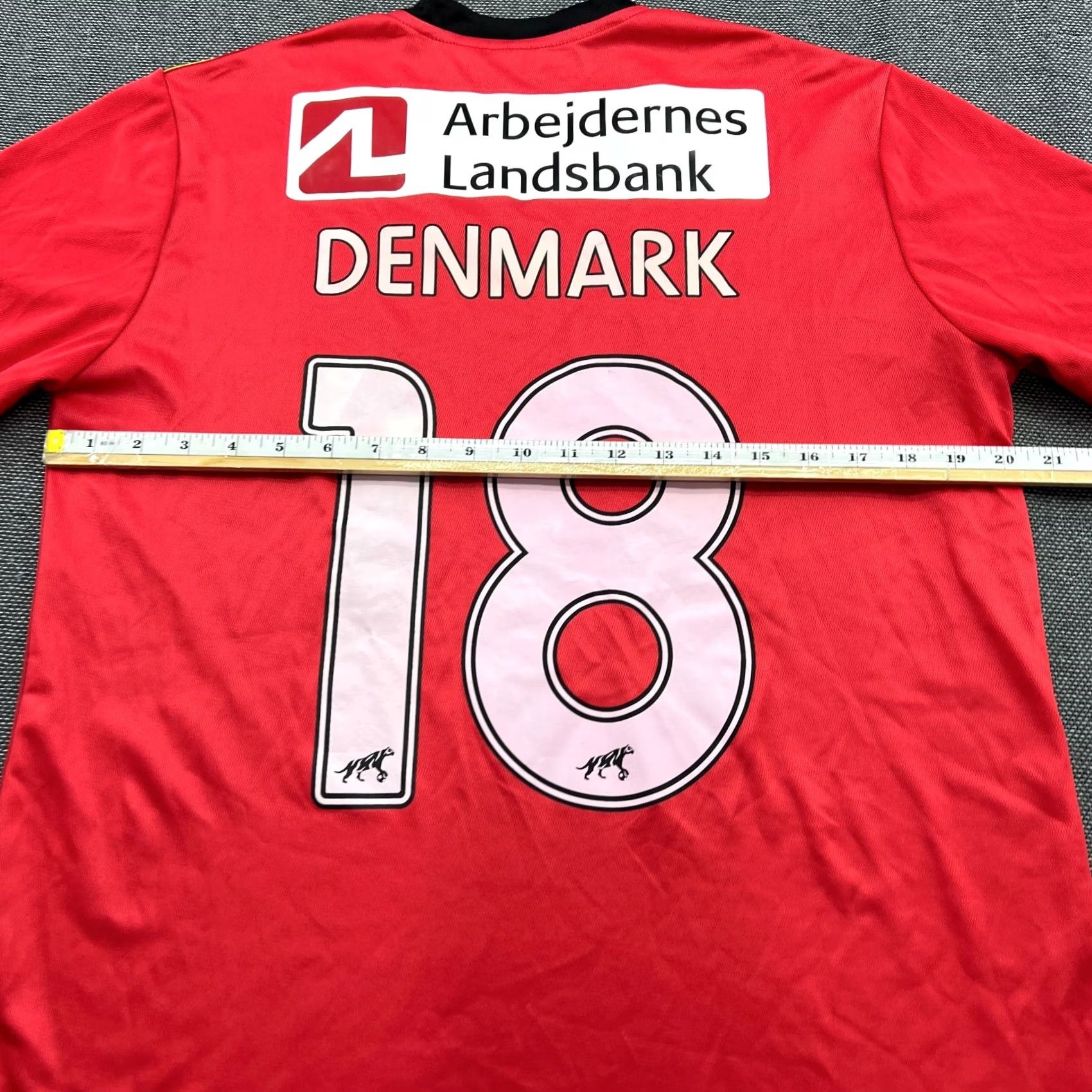Diadora Diadora FC Nordsjaelland 2017-2018 Home Jersey Mens Large Adult Red T-Shirt Football Jersey Moisture Wicking Quick Dry Athletic Sport Jersey Mens Size US L / EU 52-54 / 3 - 6 Thumbnail