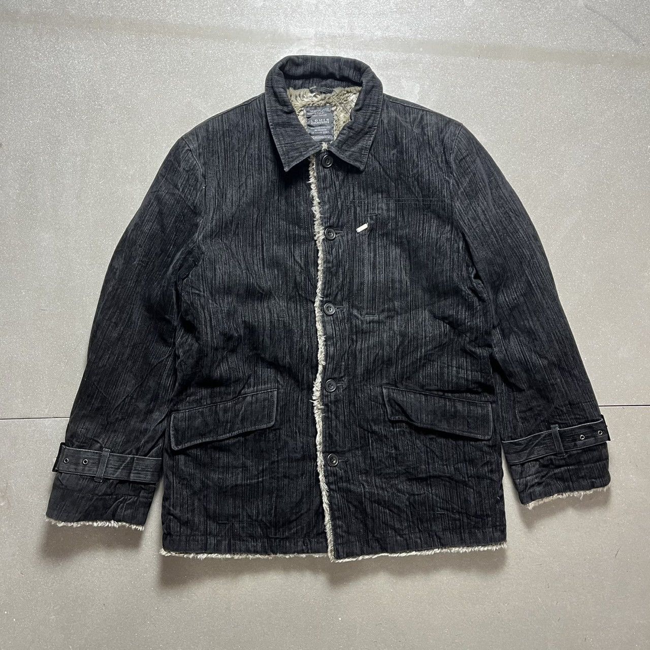 If Six Was Nine × Japanese Brand × Le Grande Bleu (L.G.B.) Louis Chavlon Japanese Brand Faux Fur Jacket Size US M / EU 48-50 / 2 - 1 Thumbnail