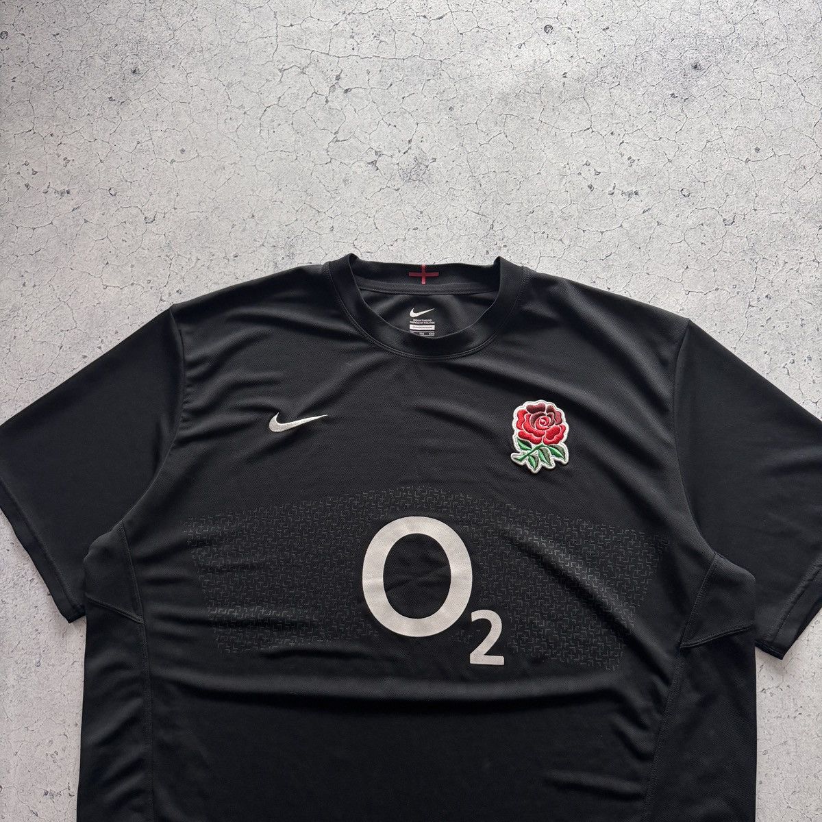 Nike Nike England Rugby Shirt XXL Black O2 Soccer Jersey Size US XXL / EU 58 / 5 - 2 Thumbnail