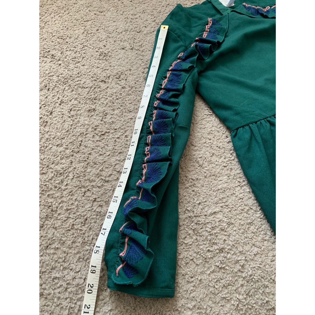 Other CARREMENT BEAU GIRL GREY RIFFLE DRESS Size XS / US 0-2 / IT 36-38 - 19 Thumbnail
