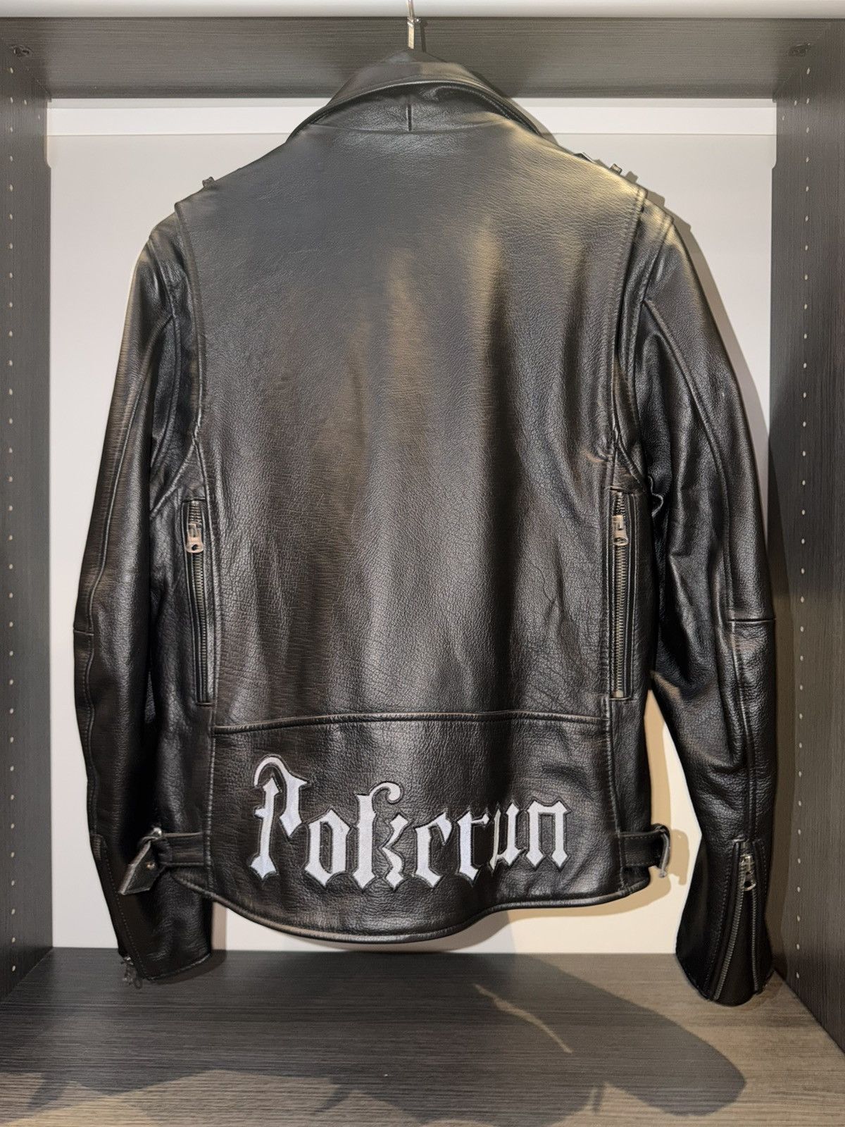 Other Genuine Cowhide Leather Moto Biker Jacket Size US M / EU 48-50 / 2 - 2 Thumbnail