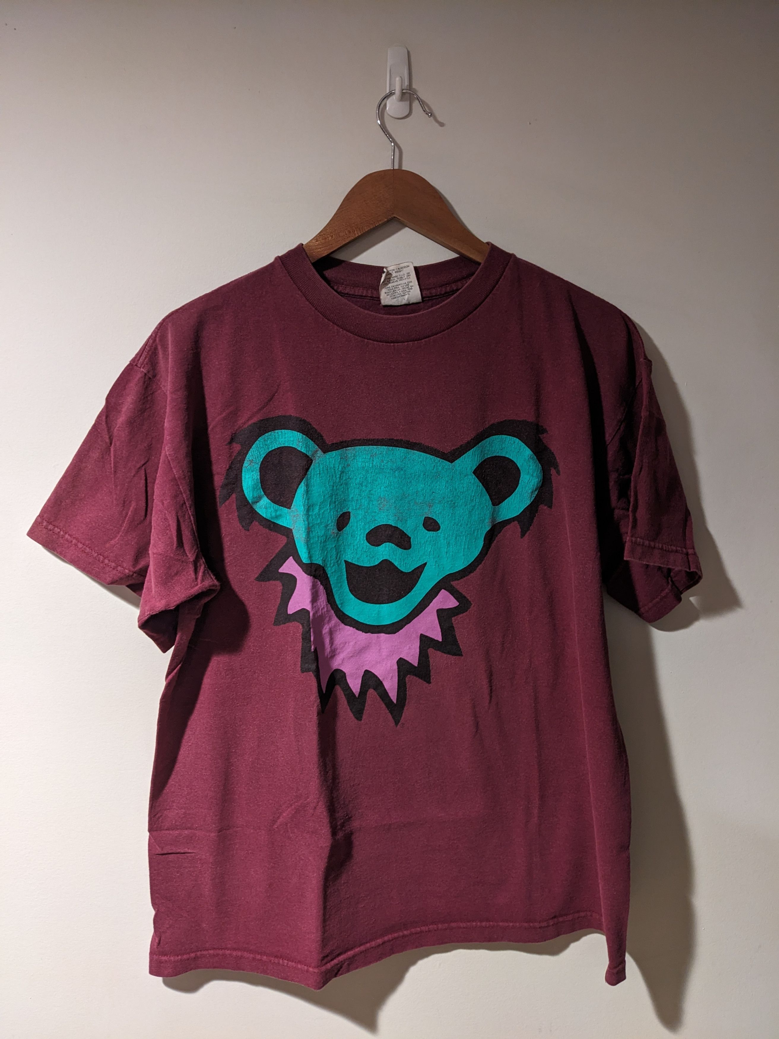 Grateful Dead × Vintage Vintage 90s Grateful Dead Dancing Bear Band Tour T-Shirt Size US L / EU 52-54 / 3 - 1 Thumbnail
